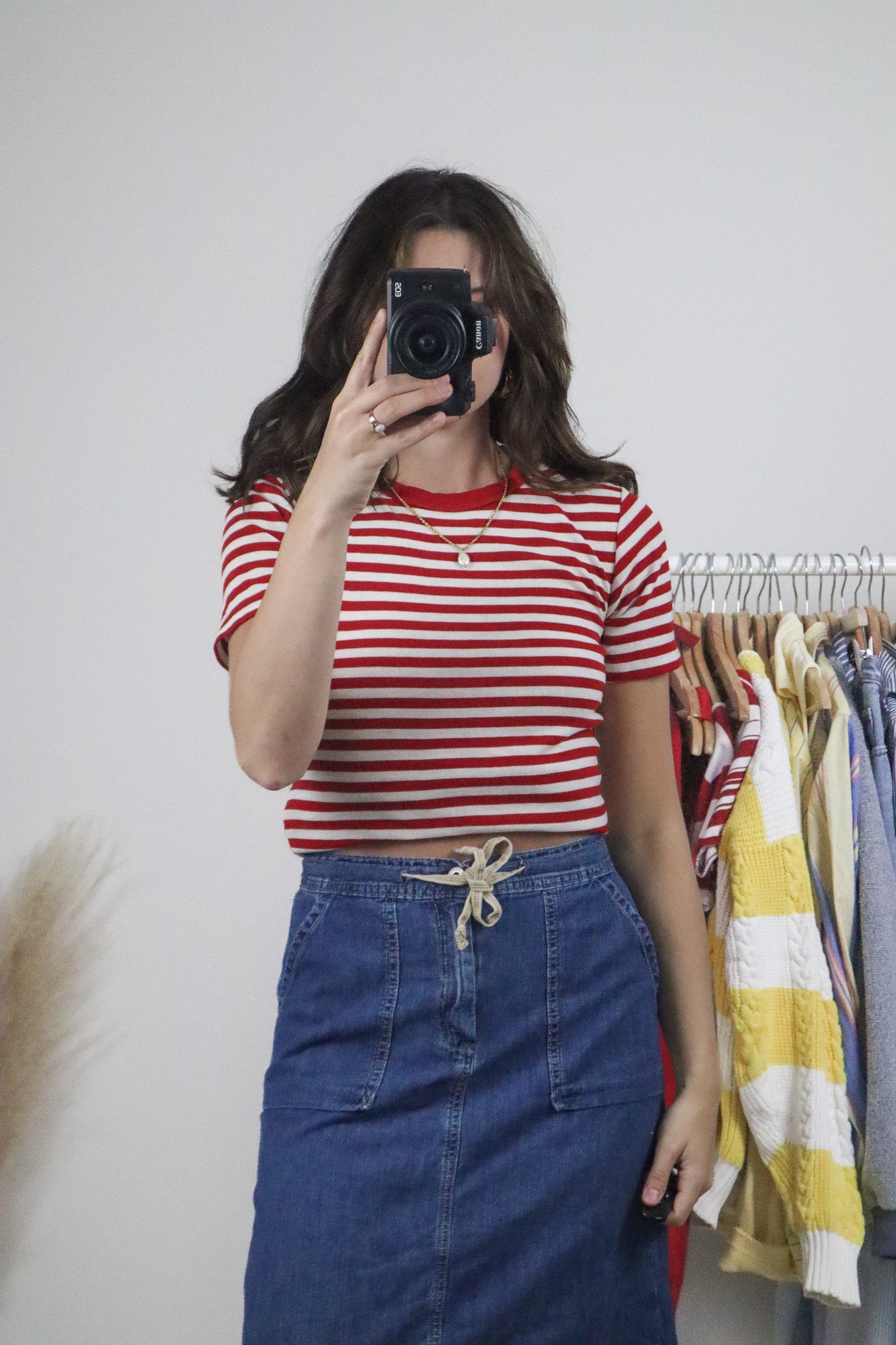 Vintage x Striped Shirt (S)