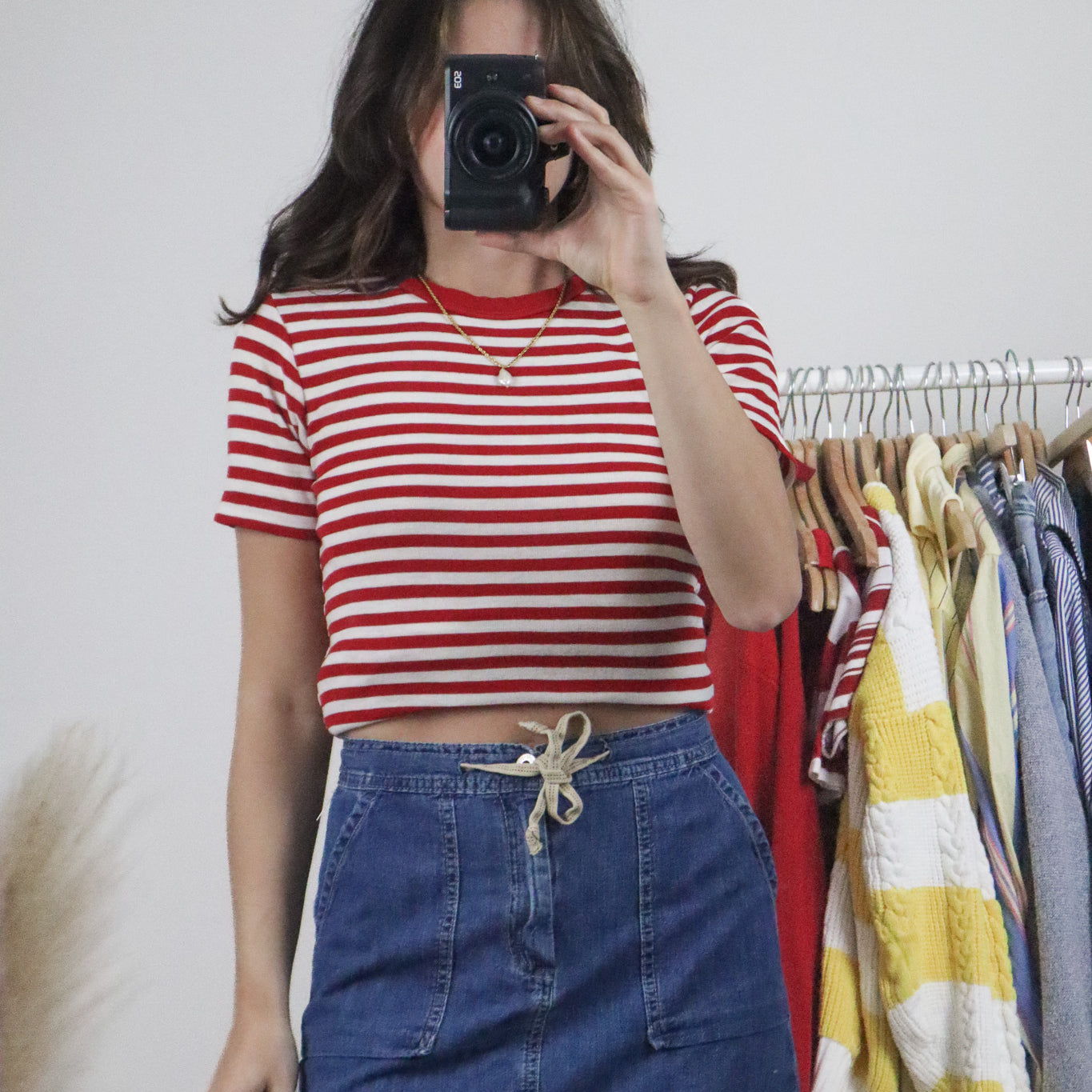 Vintage x Striped Shirt (S)