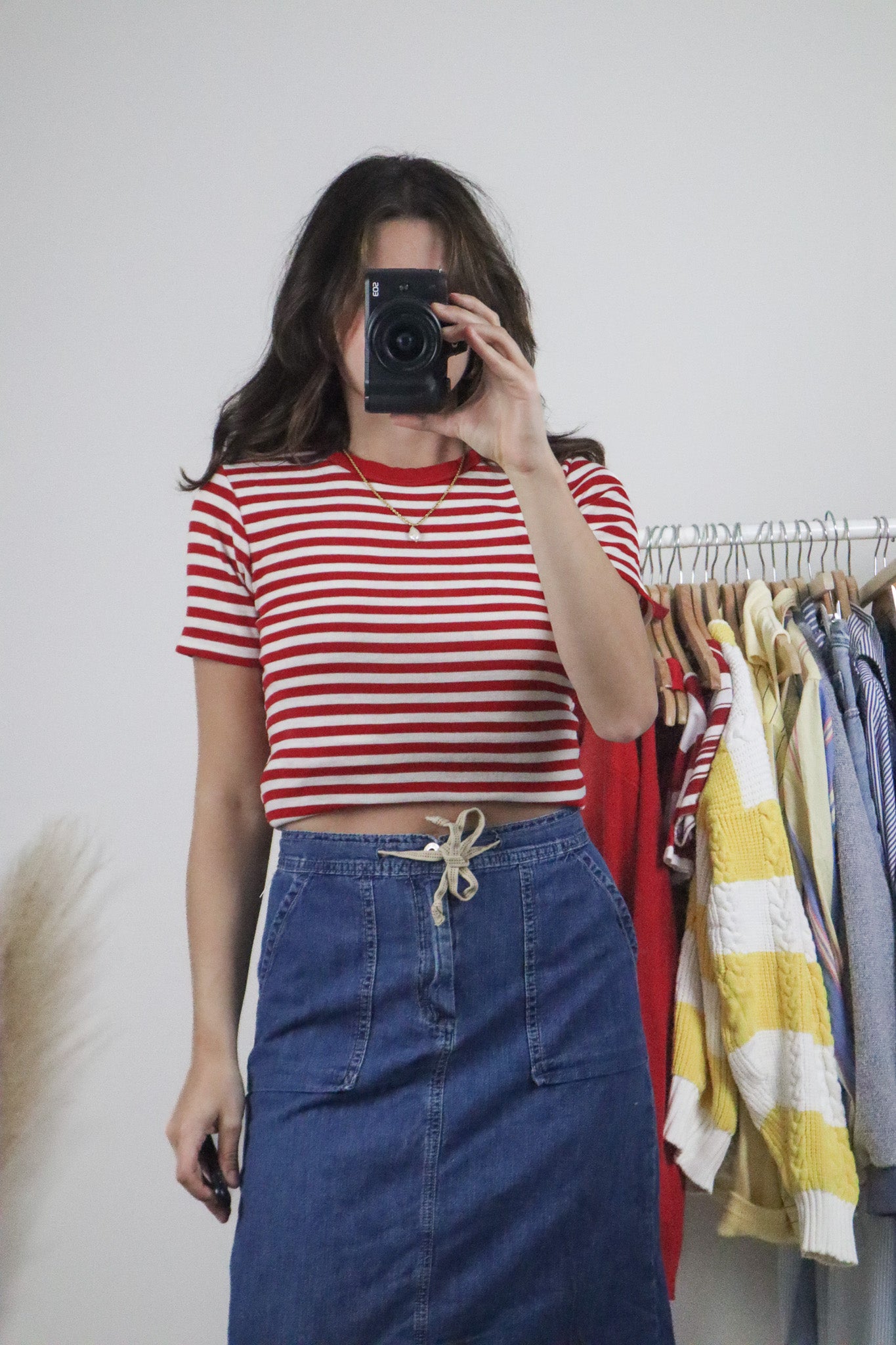 Vintage x Striped Shirt (S)