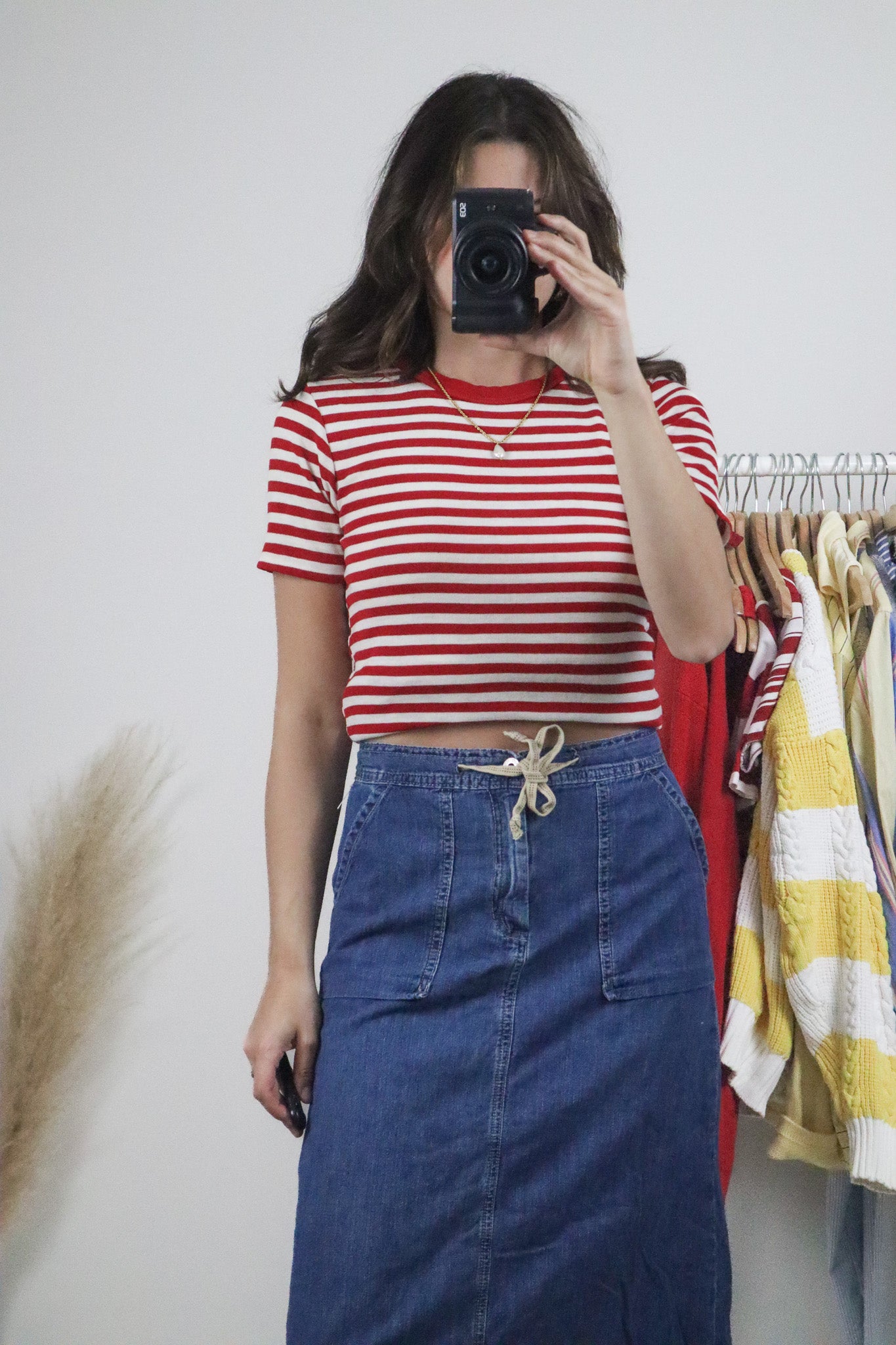 Vintage x Striped Shirt (S)