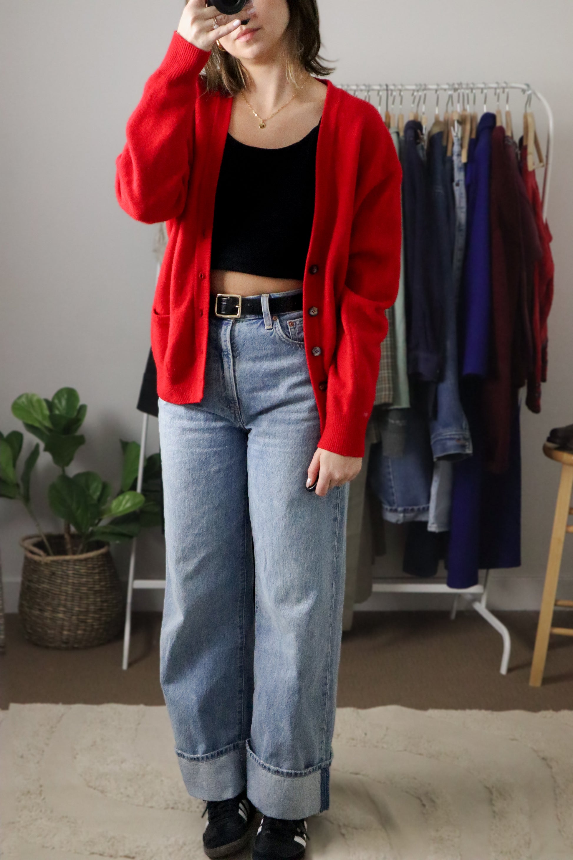 Vintage x Wool Cardigan (S)