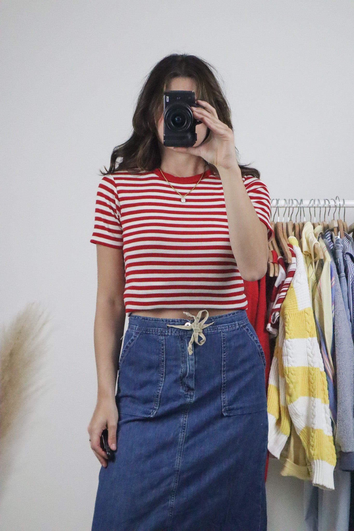 Vintage x Striped Shirt (S)