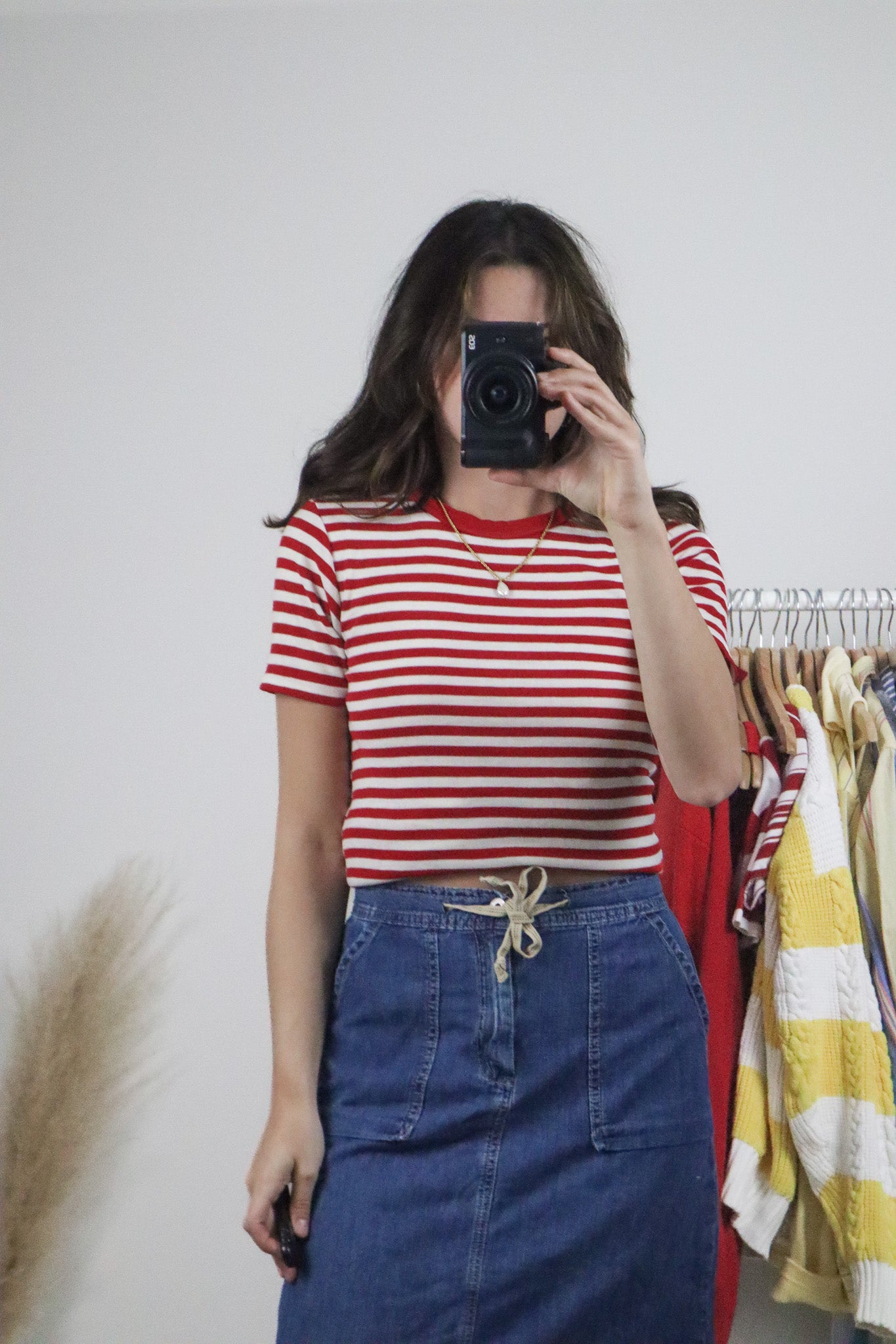 Vintage x Striped Shirt (S)