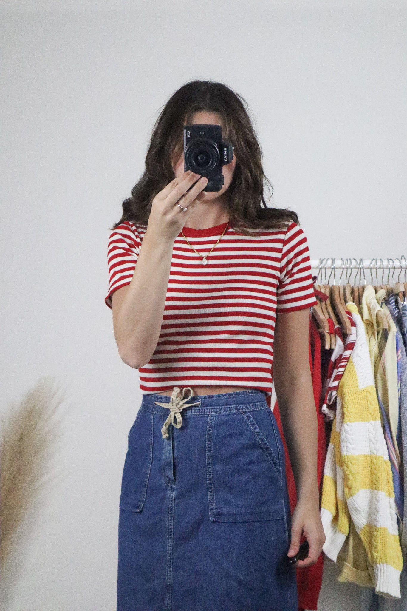 Vintage x Striped Shirt (S)