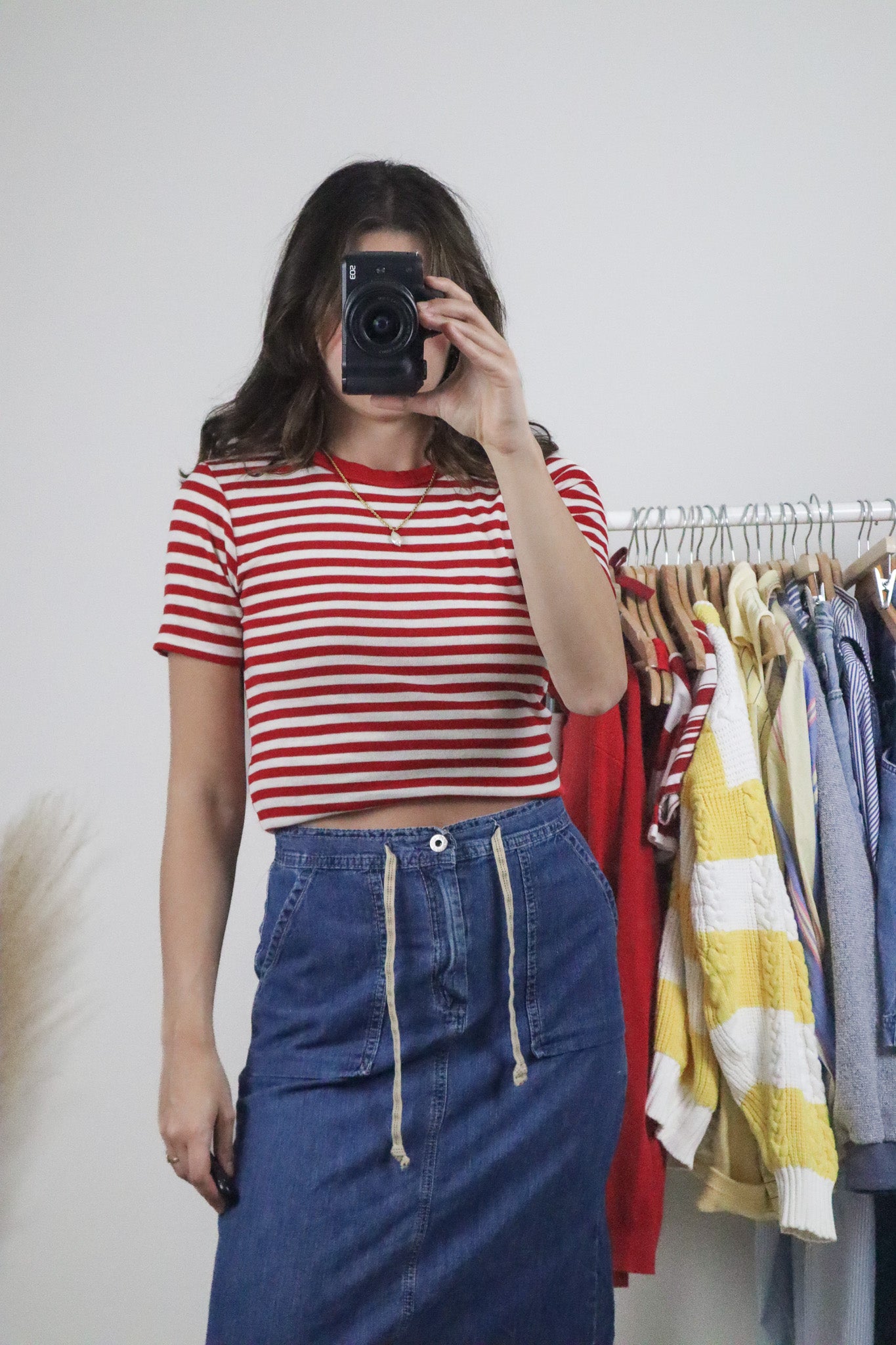 Vintage x Striped Shirt (S)