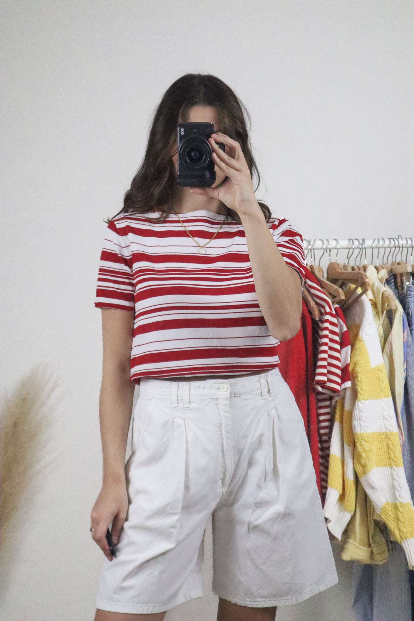 Vintage x Striped Short-Sleeve (M)