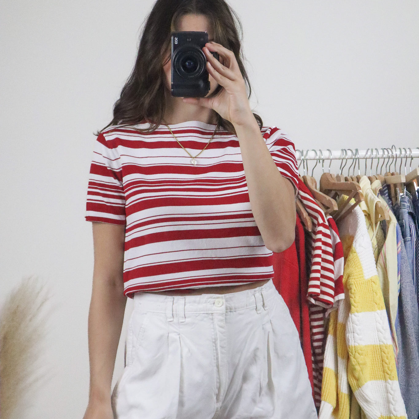 Vintage x Striped Short-Sleeve (M)