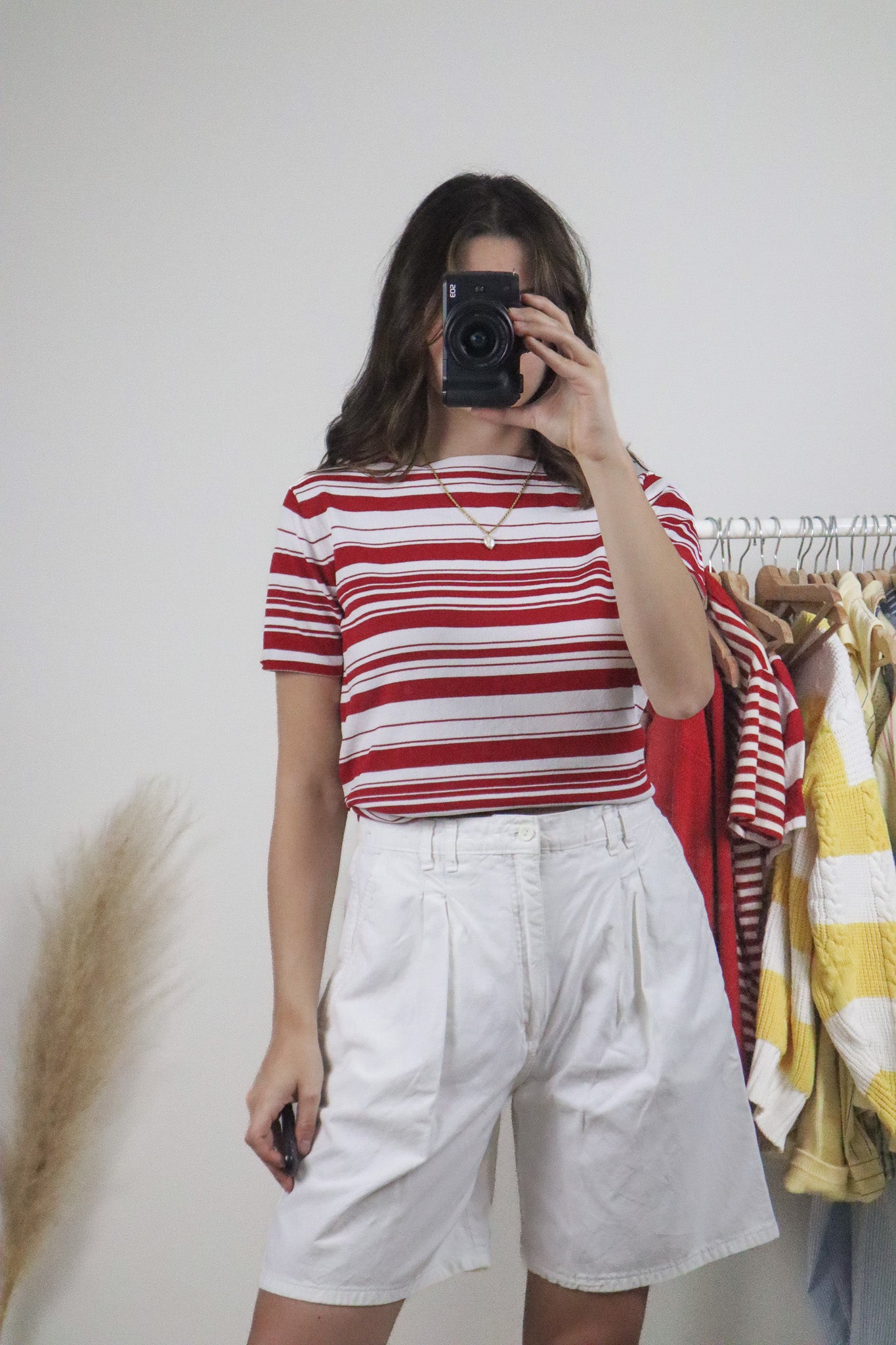 Vintage x Striped Short-Sleeve (M)