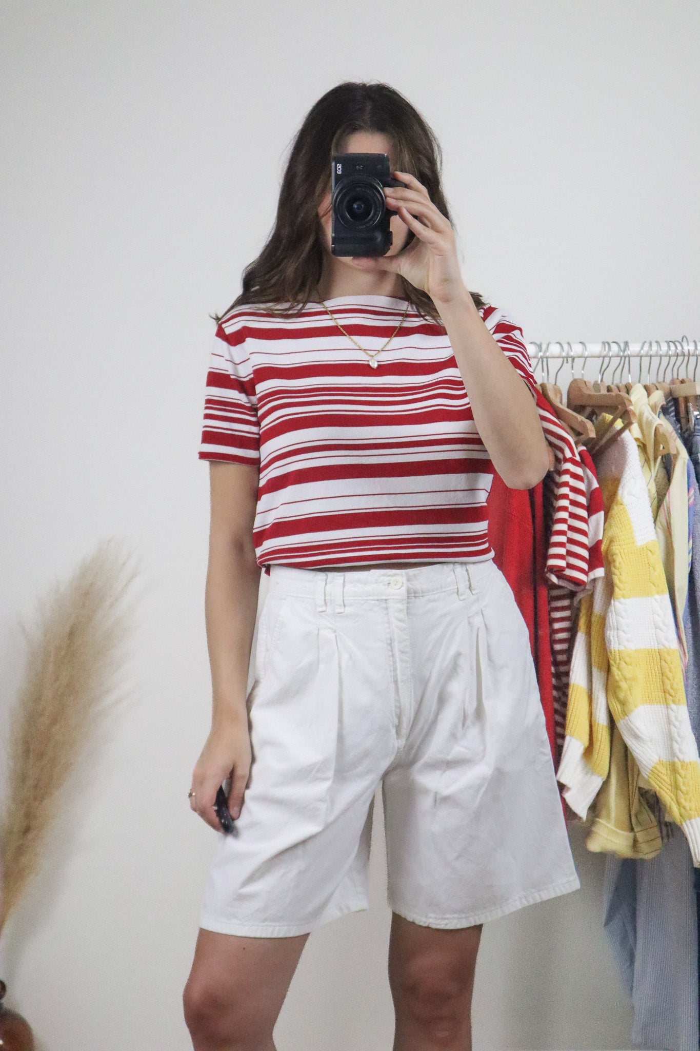 Vintage x Striped Short-Sleeve (M)