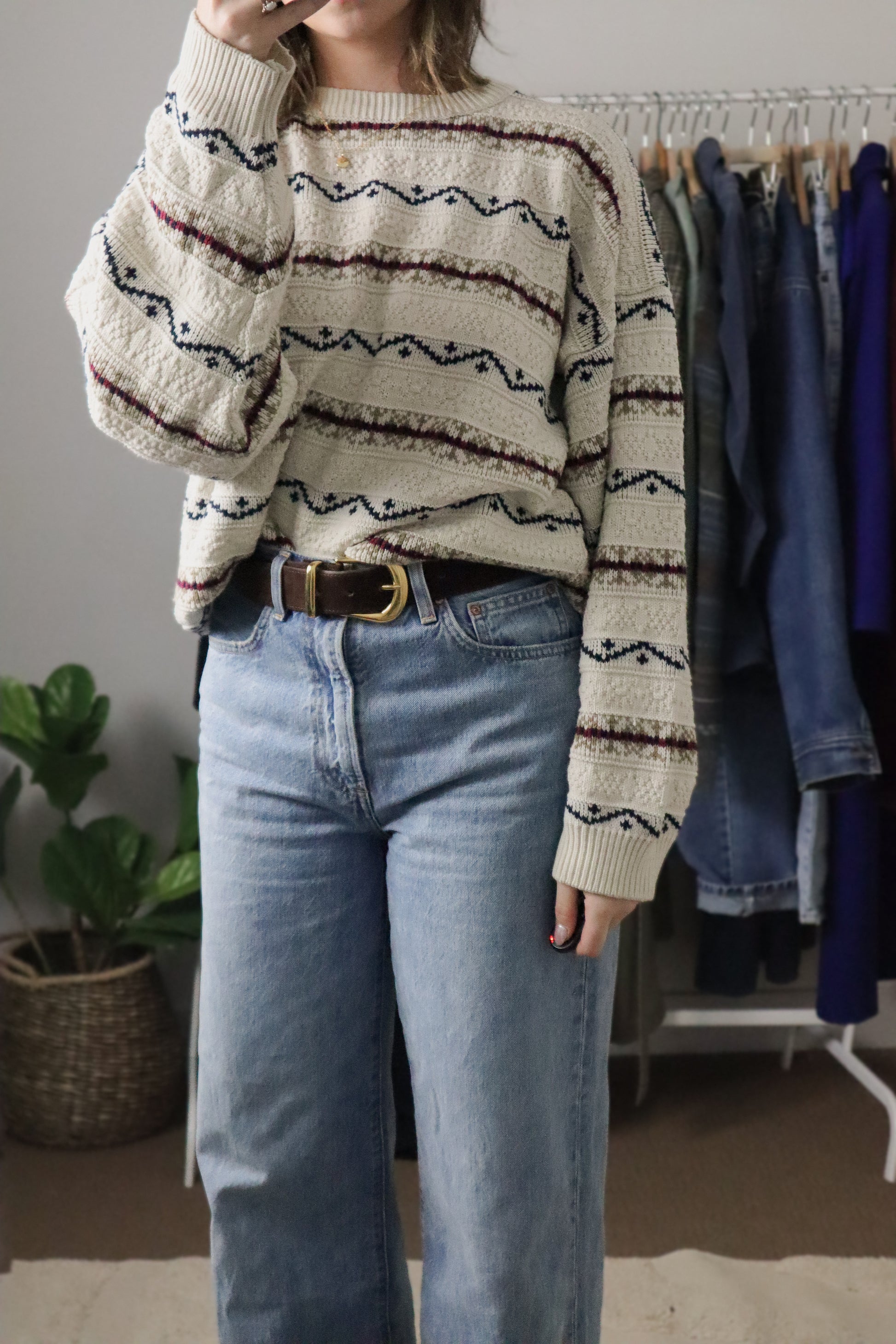 Vintage x Textured Knit (M)