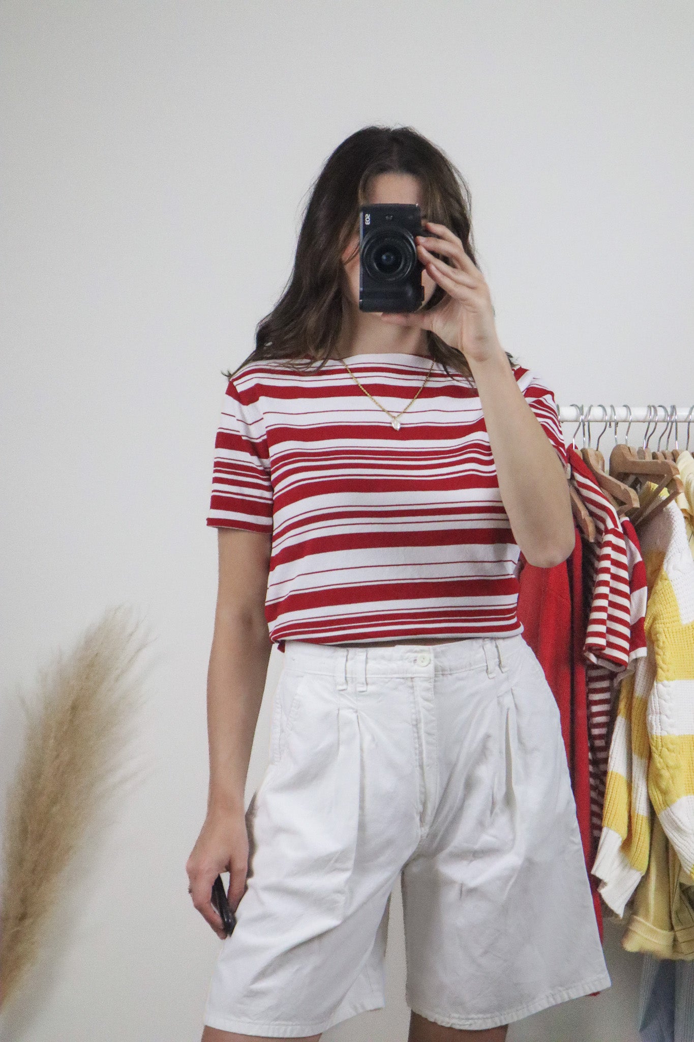 Vintage x Striped Short-Sleeve (M)