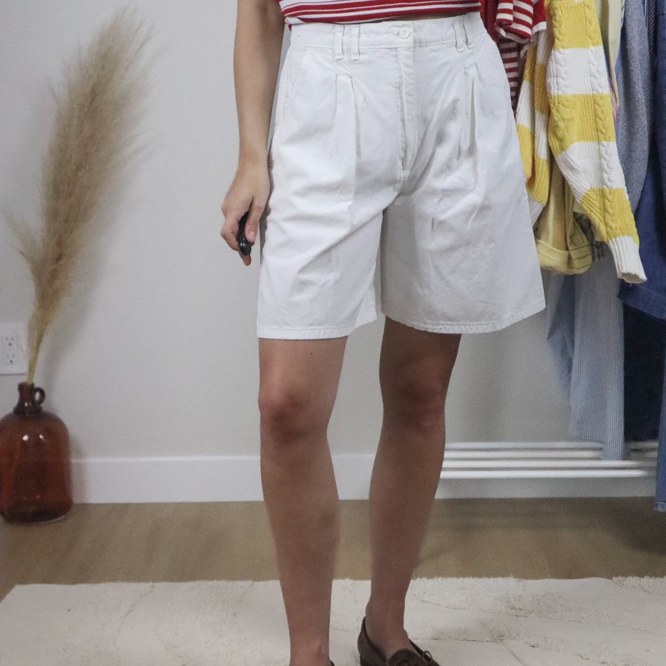 Made in Canada x Vintage x Cotton Pleated Shorts (6)