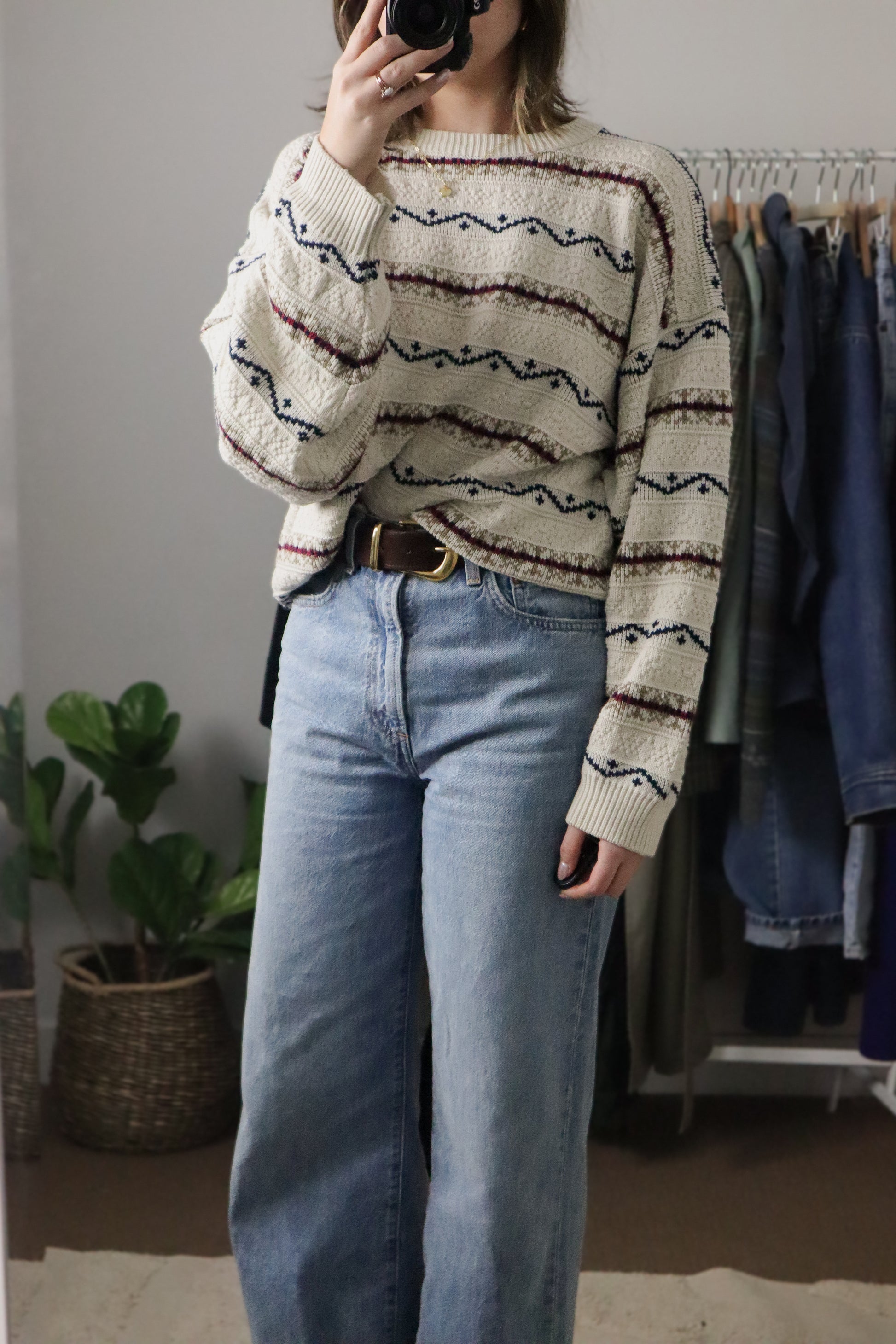 Vintage x Textured Knit (M)