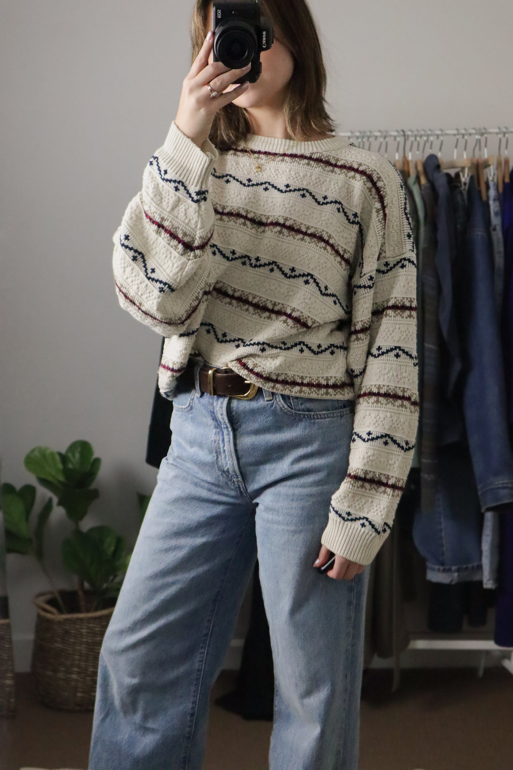 Vintage x Textured Knit (M)
