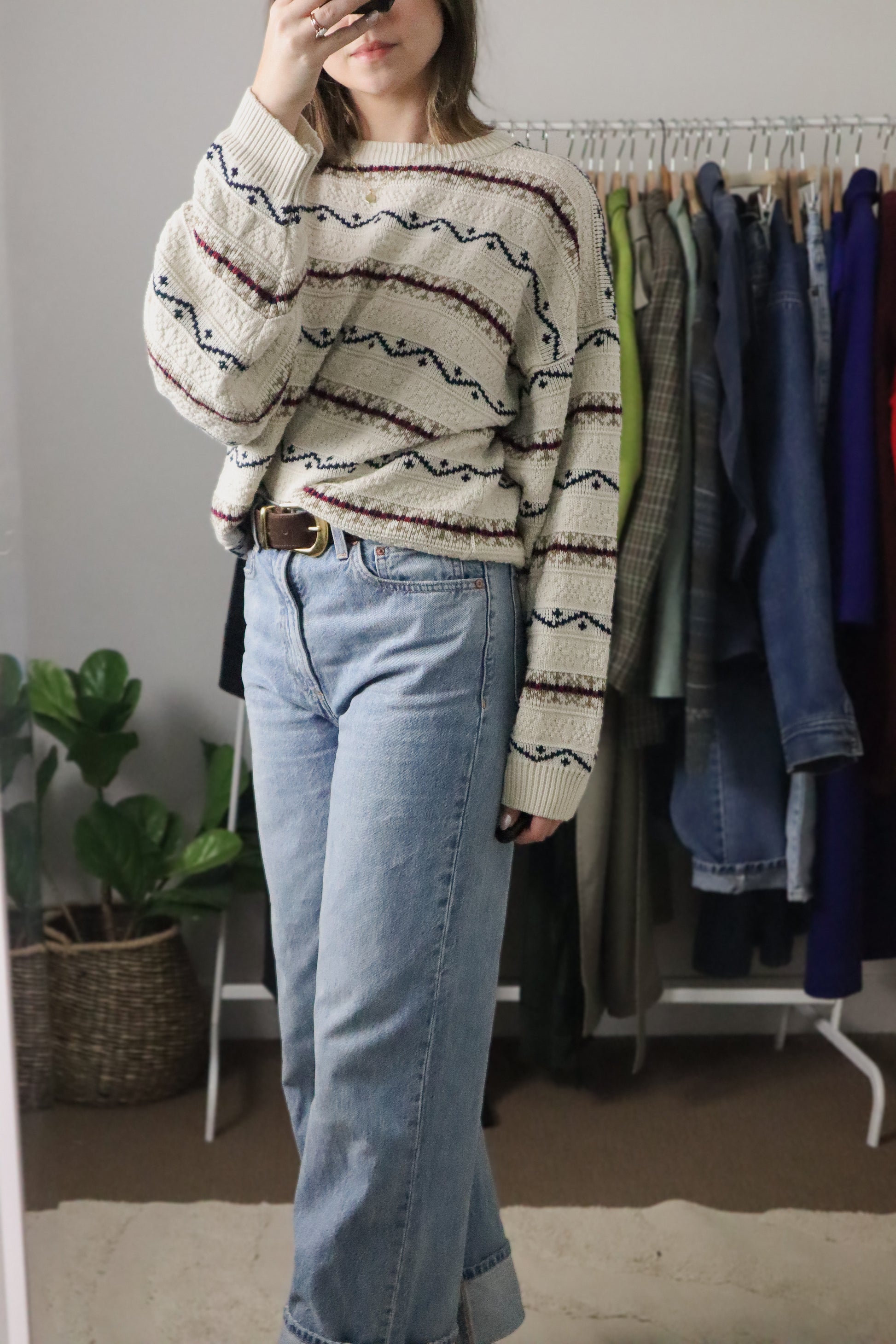 Vintage x Textured Knit (M)