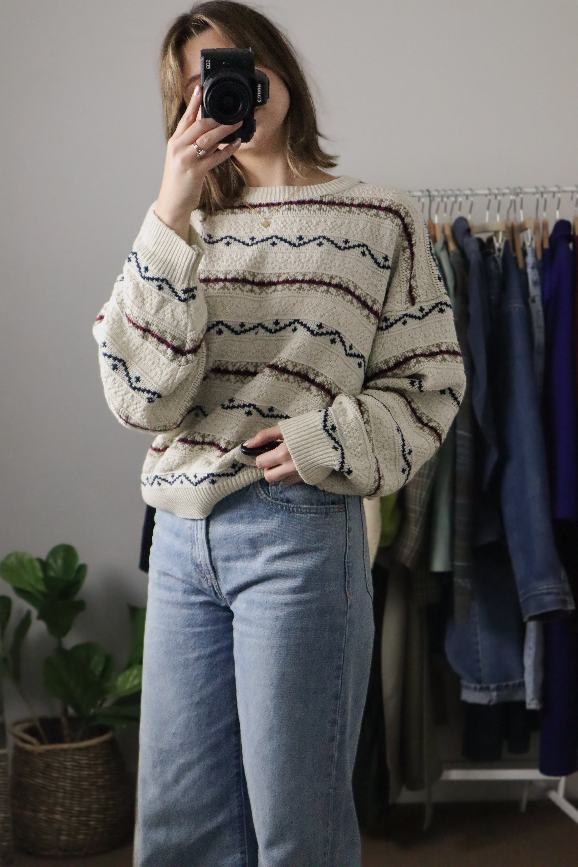 Vintage x Textured Knit (M)