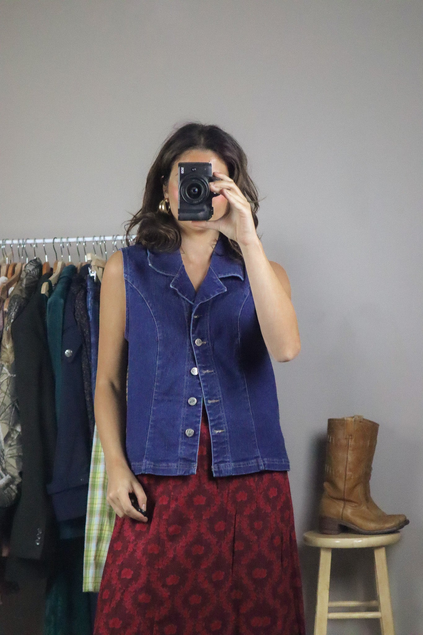 Made in Canada x Vintage x Denim Vest (M)