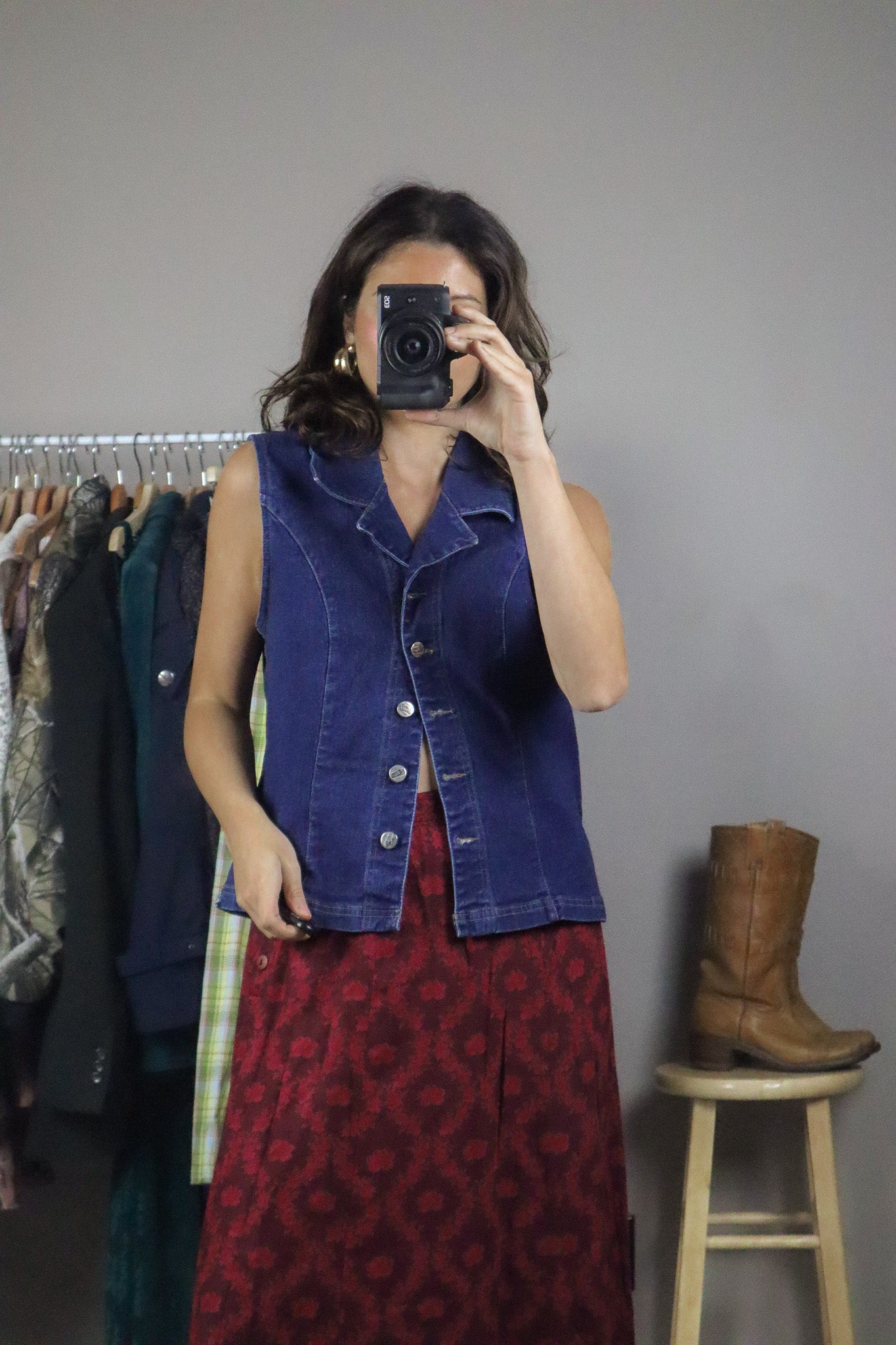 Made in Canada x Vintage x Denim Vest (M)