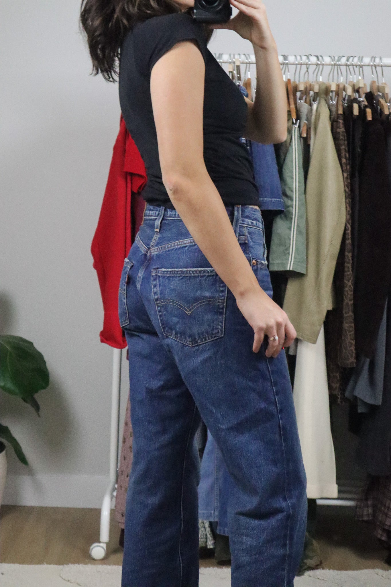 Vintage x Ruched T-Shirt (S)