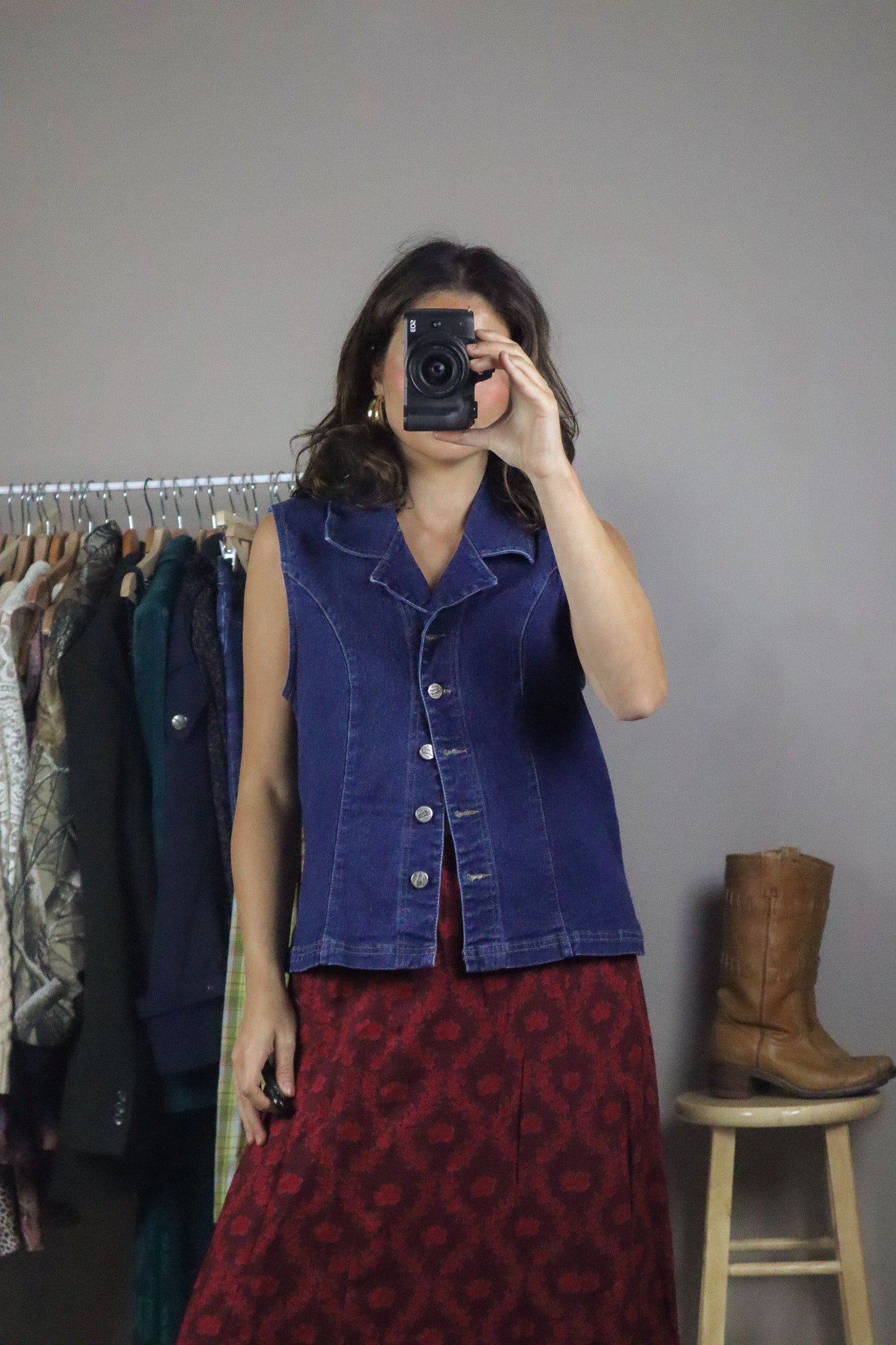 Made in Canada x Vintage x Denim Vest (M)