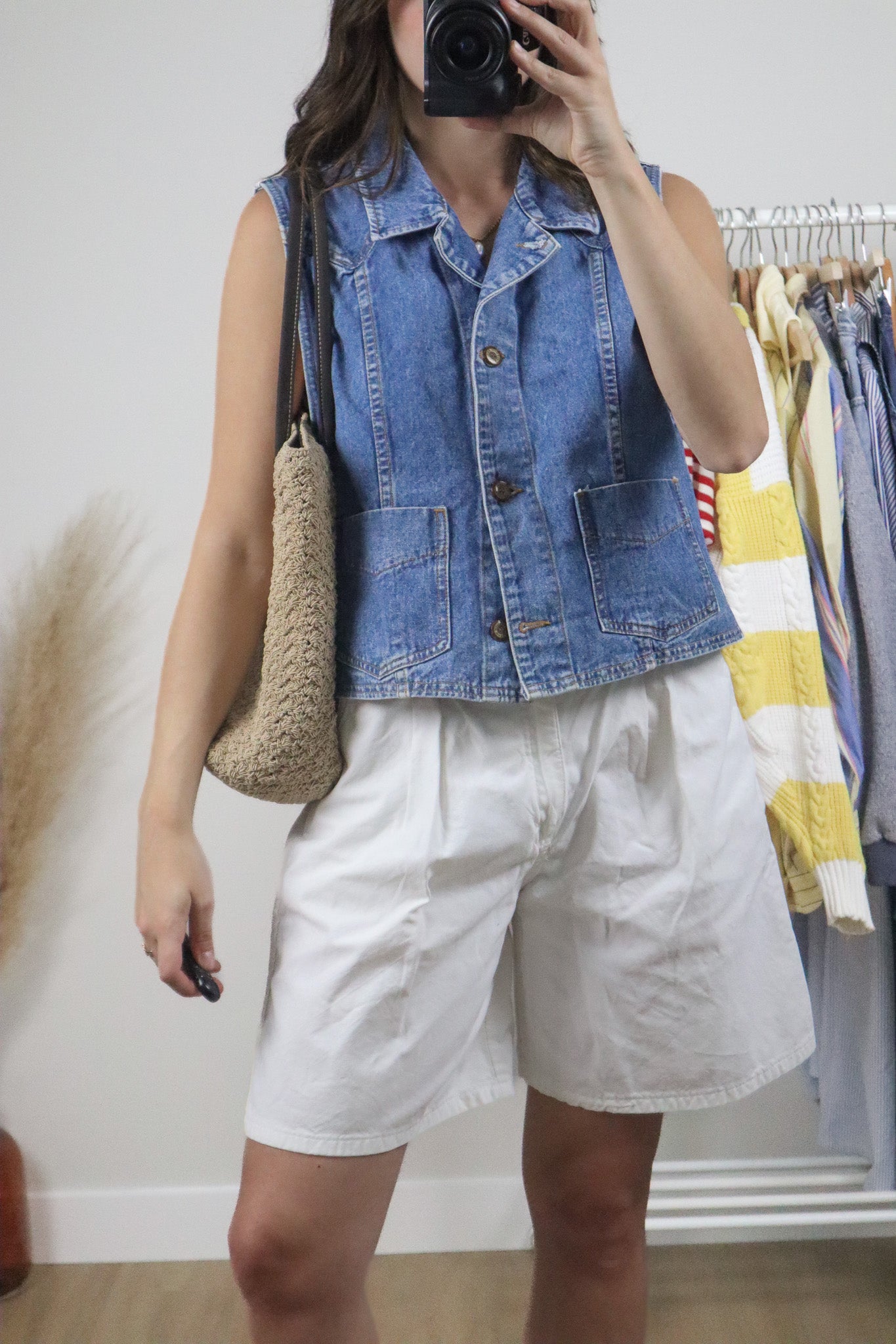 Vintage x Woven Purse