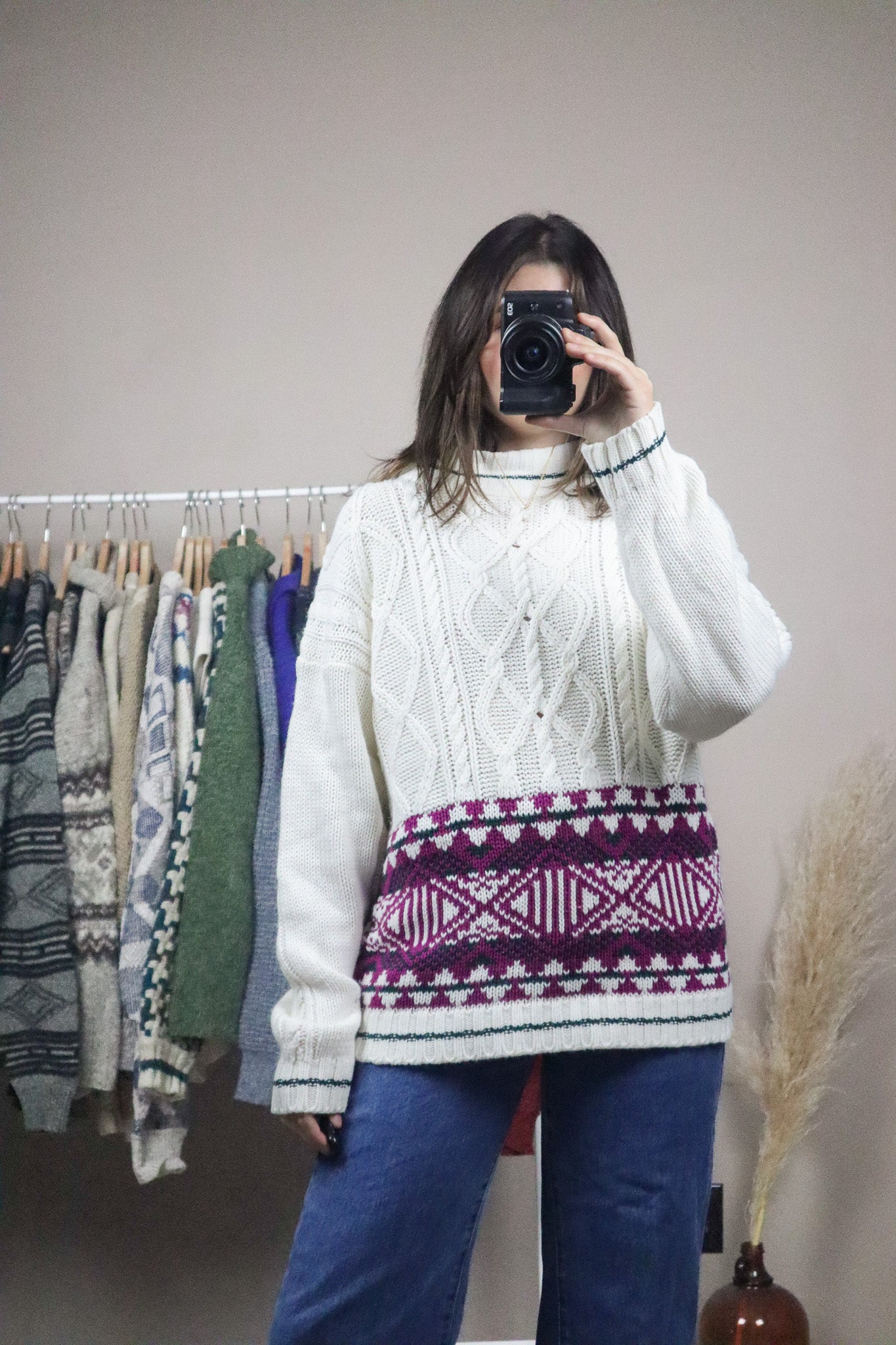 Vintage x Textured Knit (M)