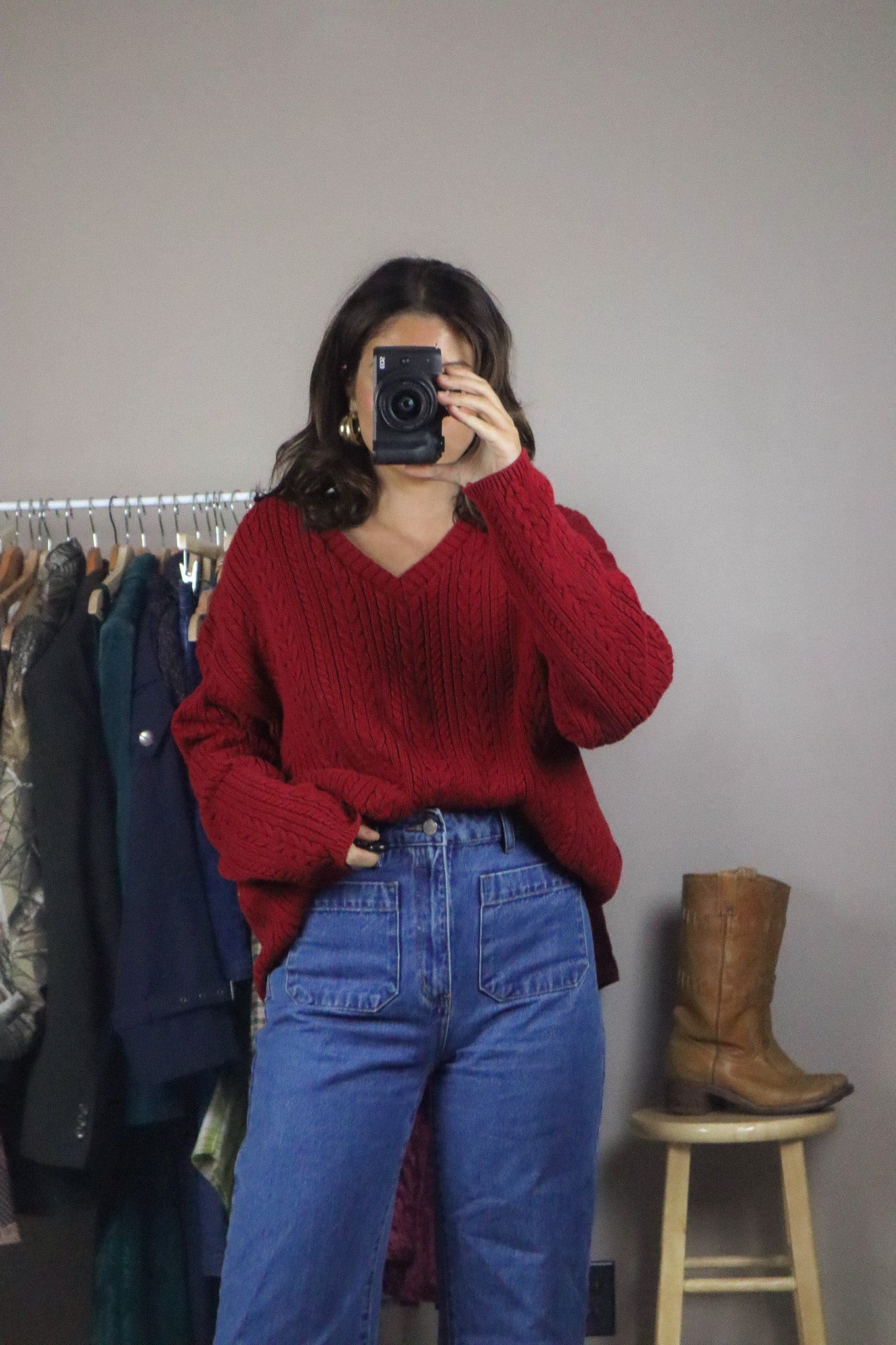 Made in USA x Vintage x Chunky Cable Knit (S-L)