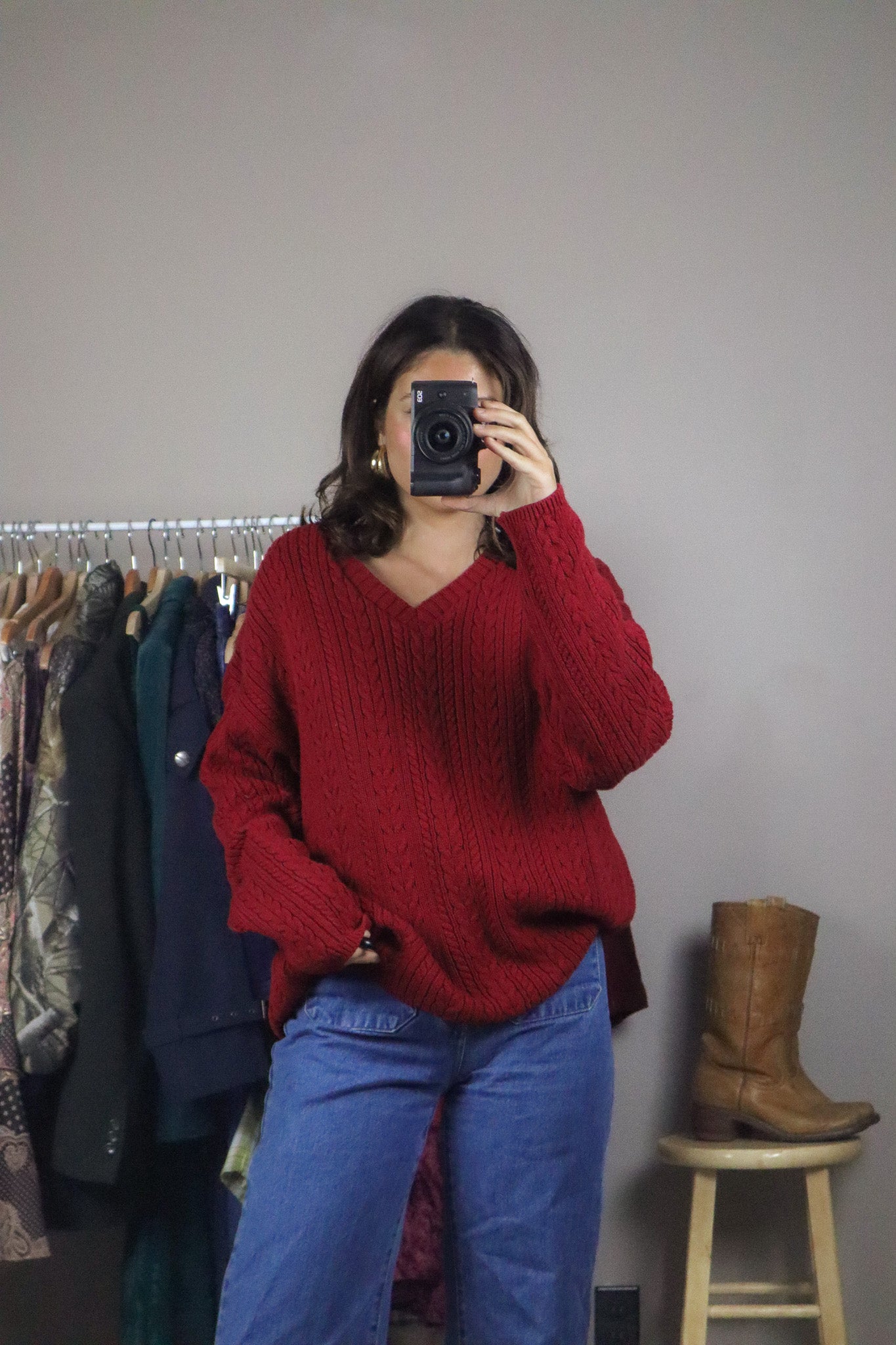 Made in USA x Vintage x Chunky Cable Knit (S-L)