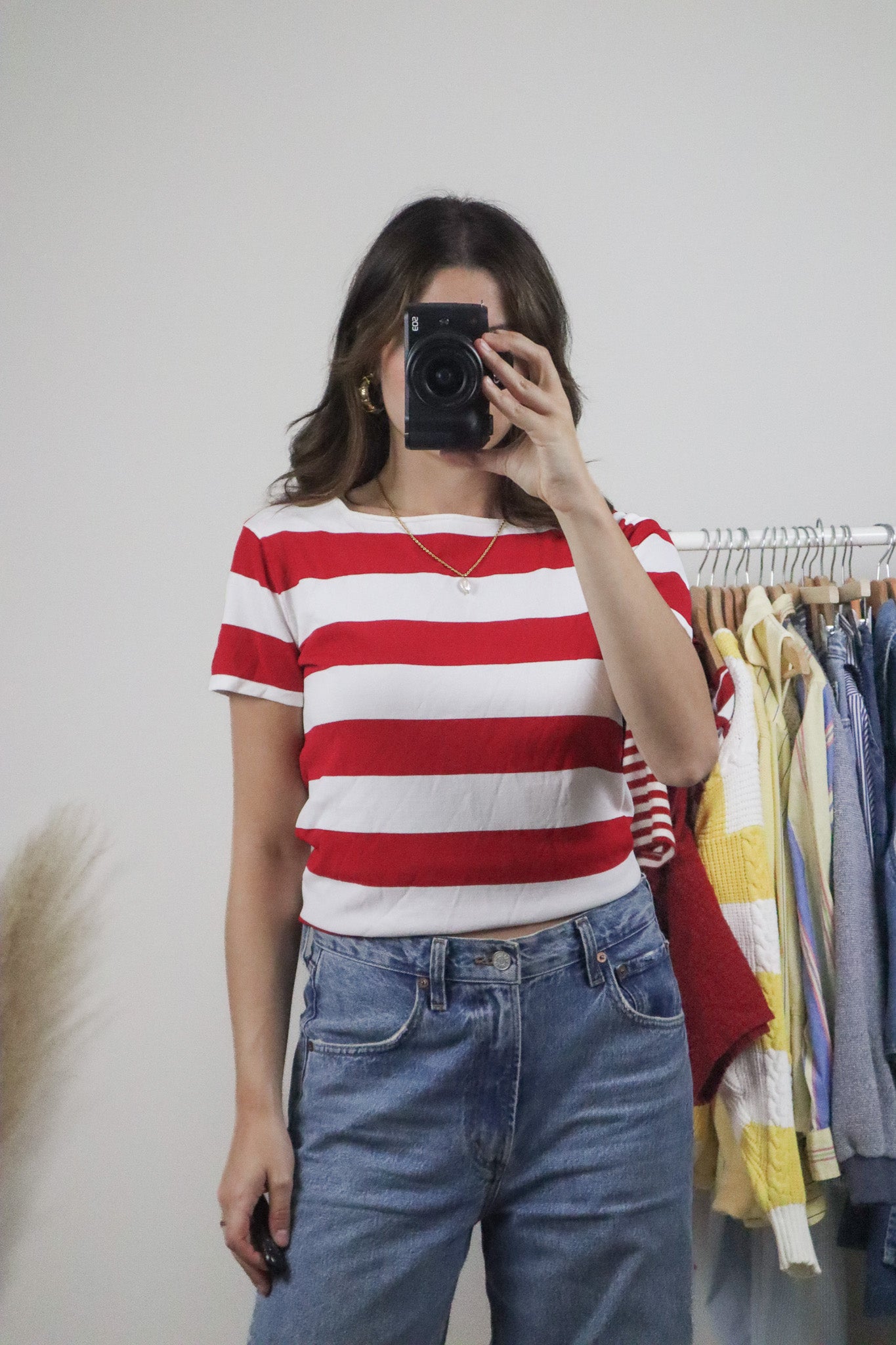 Vintage x Striped Shirt (M)