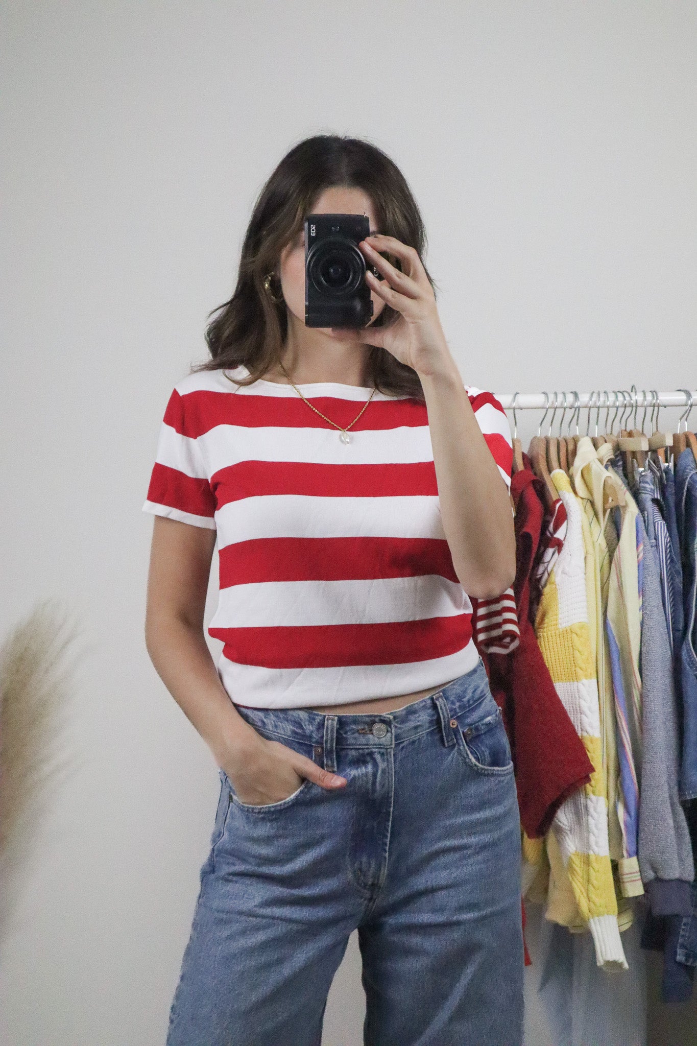Vintage x Striped Shirt (M)
