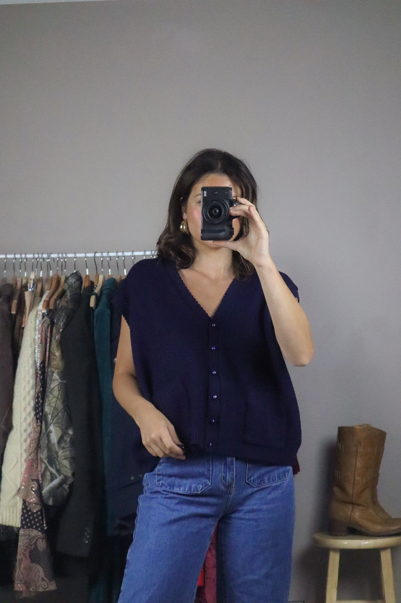 Made in Canada x Vintage x Knit Vest (L/XL)