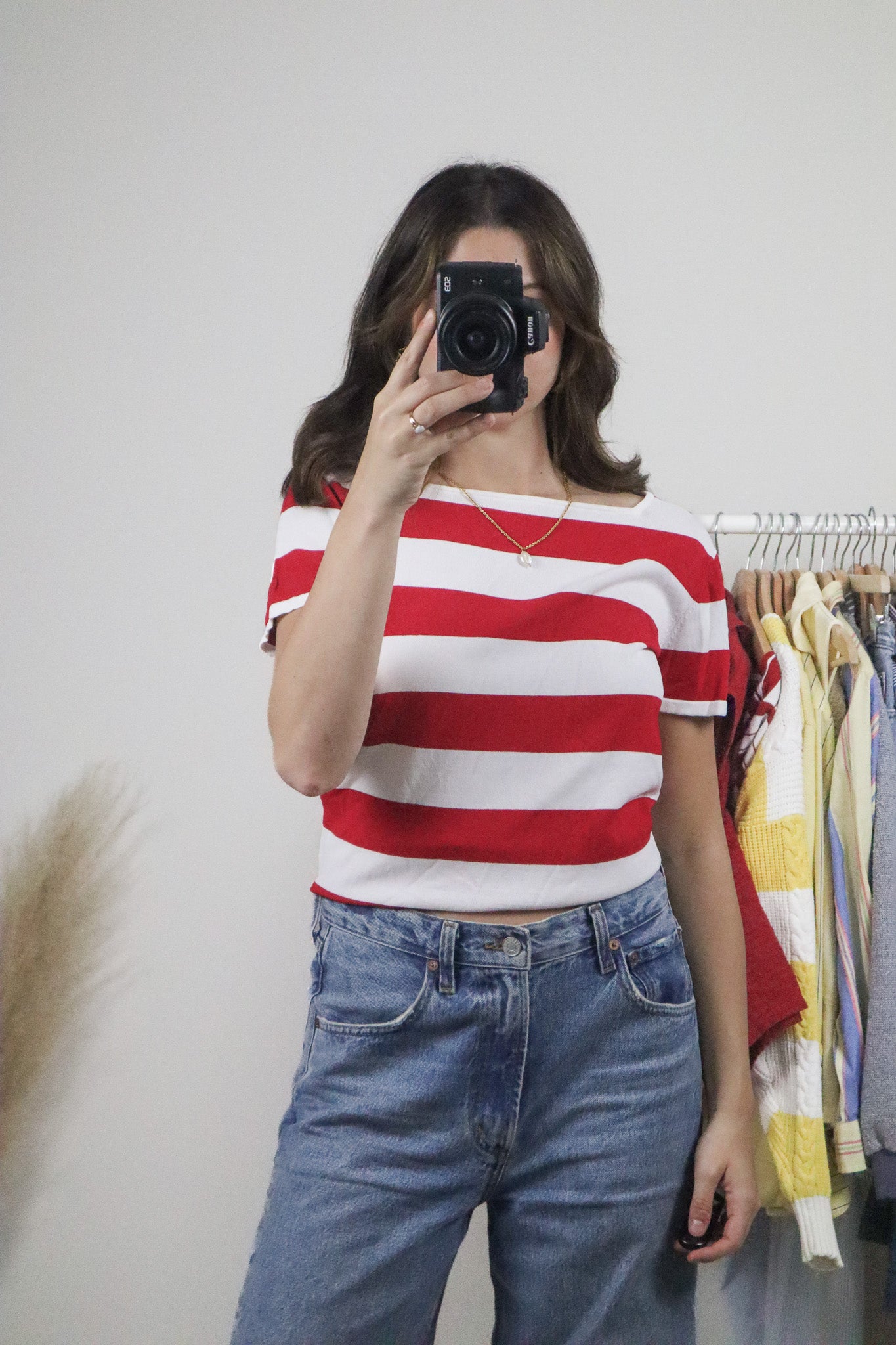 Vintage x Striped Shirt (M)