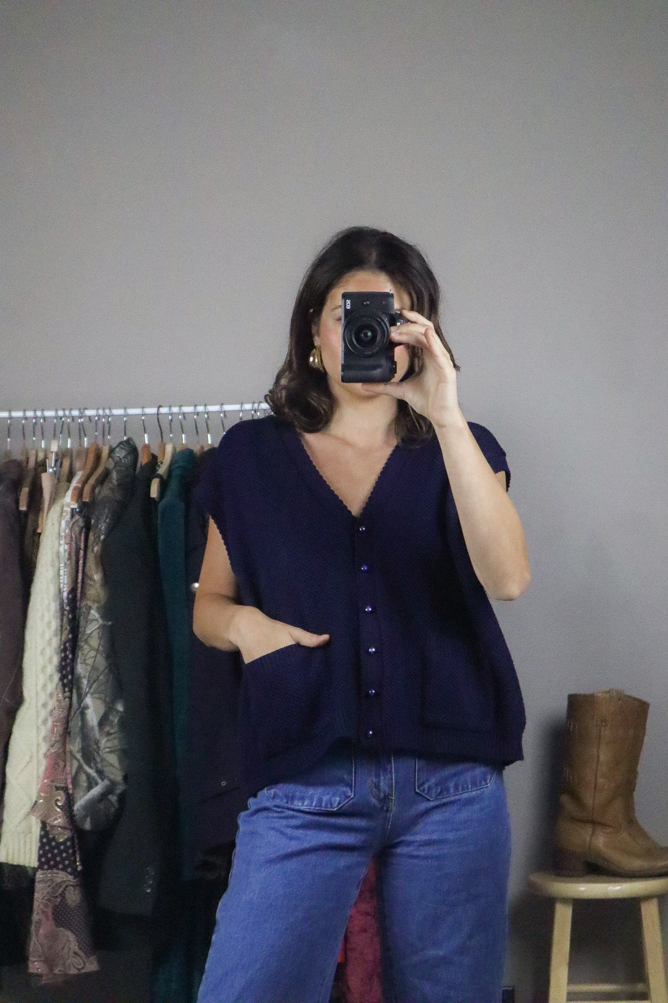 Made in Canada x Vintage x Knit Vest (L/XL)