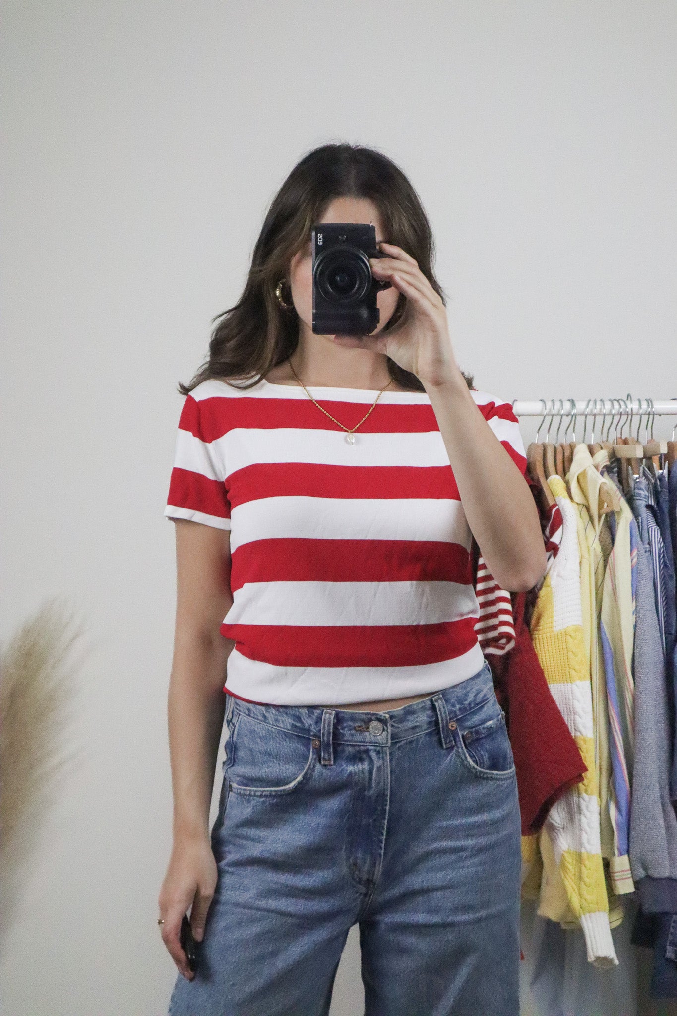 Vintage x Striped Shirt (M)