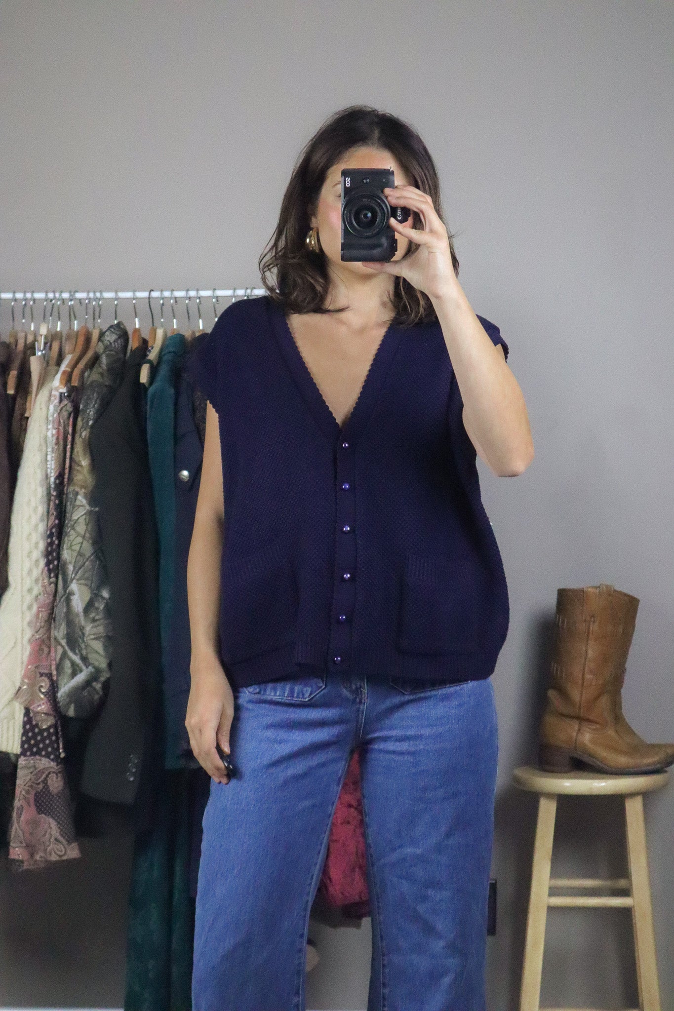 Made in Canada x Vintage x Knit Vest (L/XL)