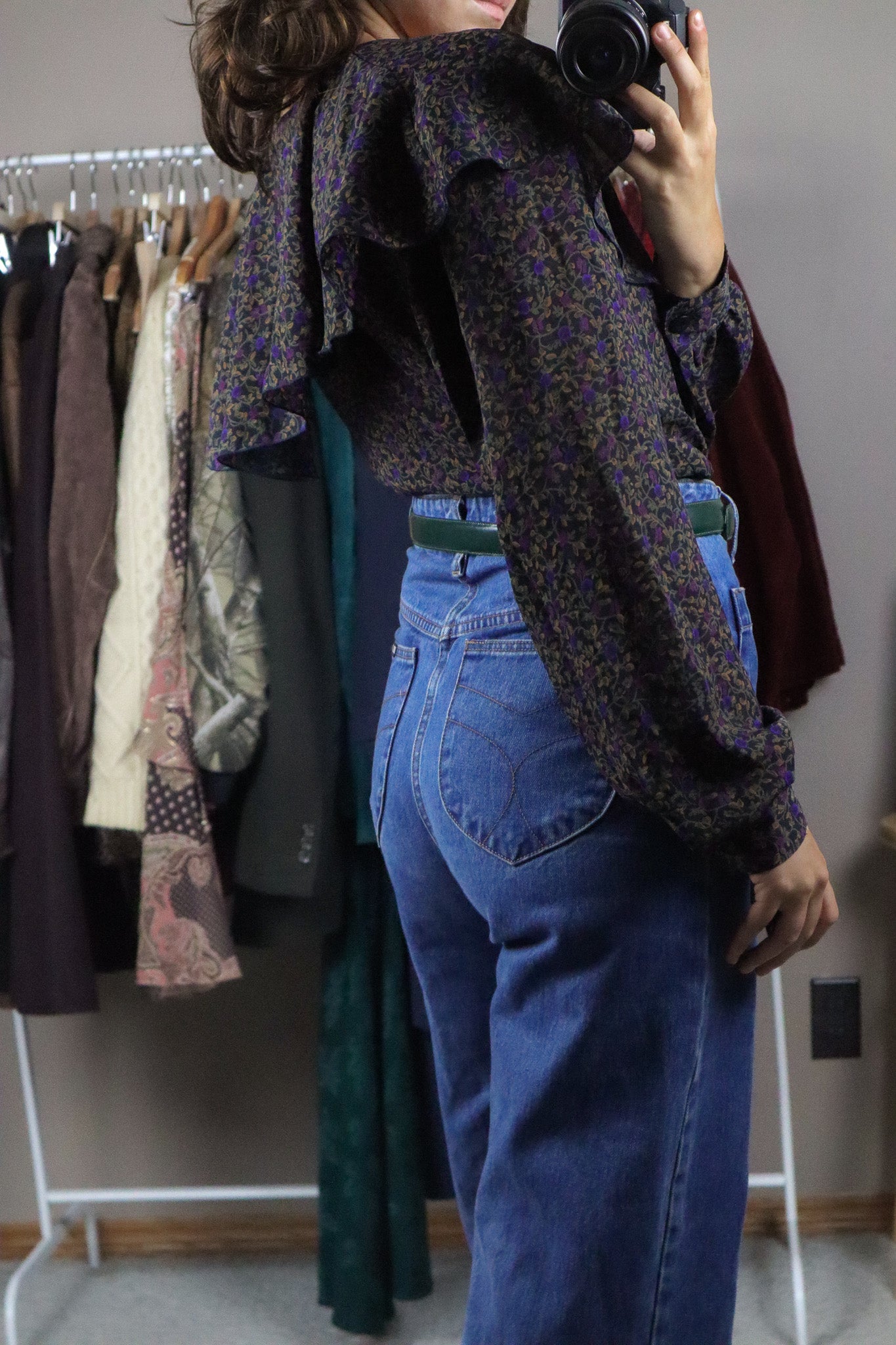 Vintage x Floral Blouse (M)