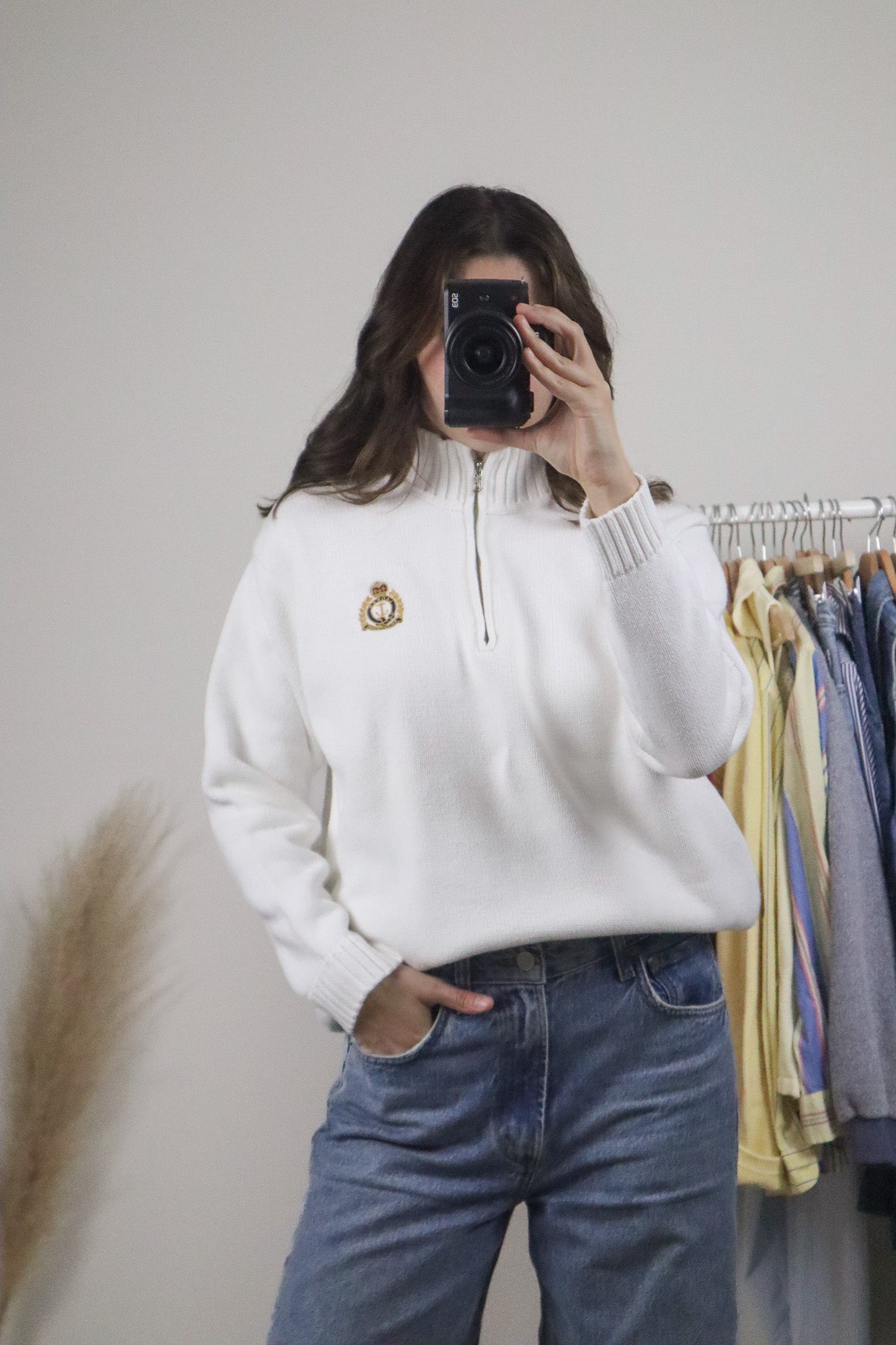 Vintage x Ralph Lauren x Cotton Quater Zip (S)