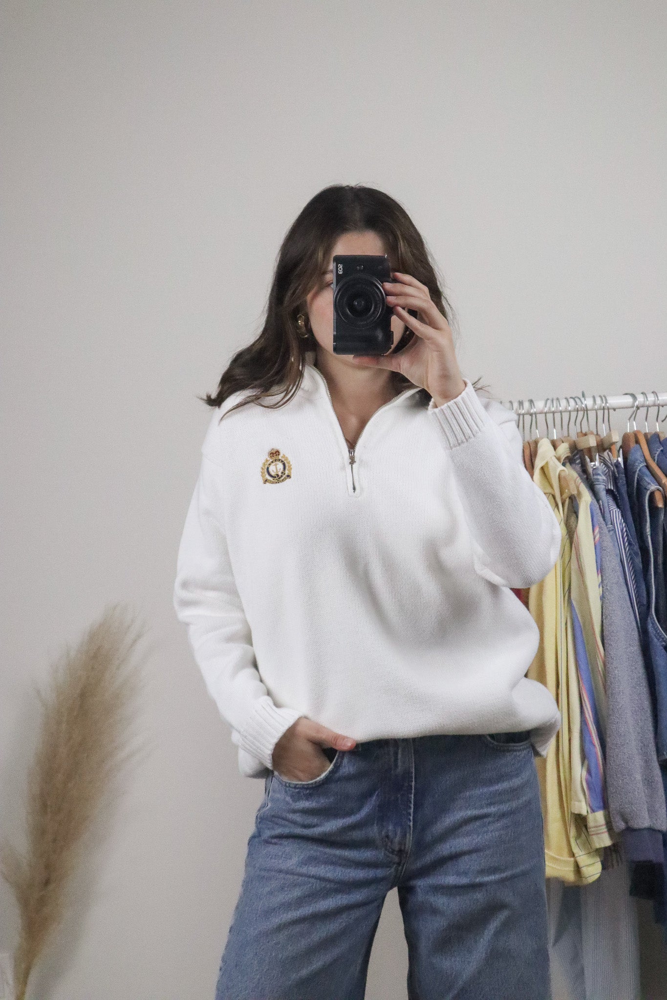 Vintage x Ralph Lauren x Cotton Quater Zip (S)