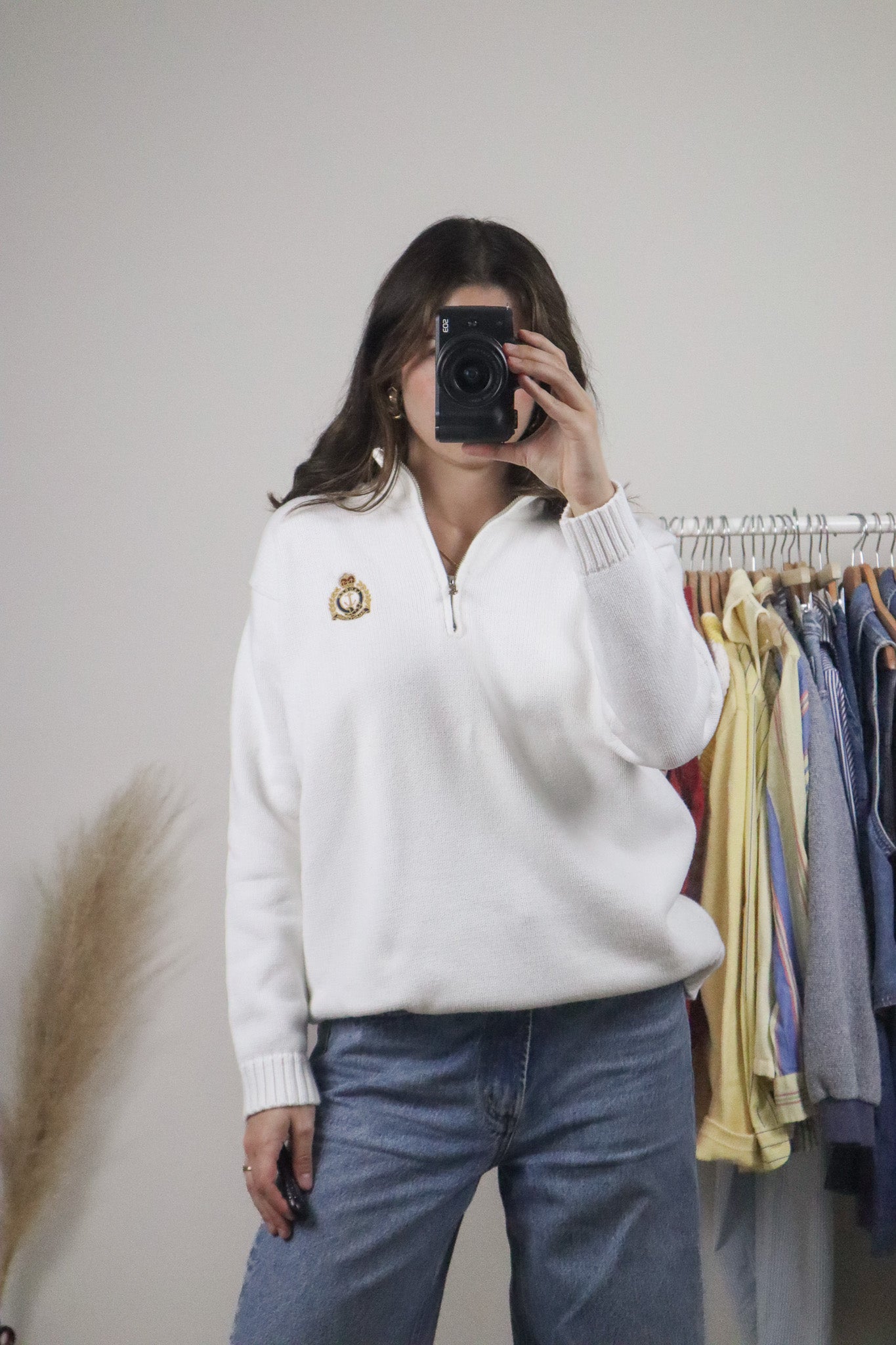 Vintage x Ralph Lauren x Cotton Quater Zip (S)