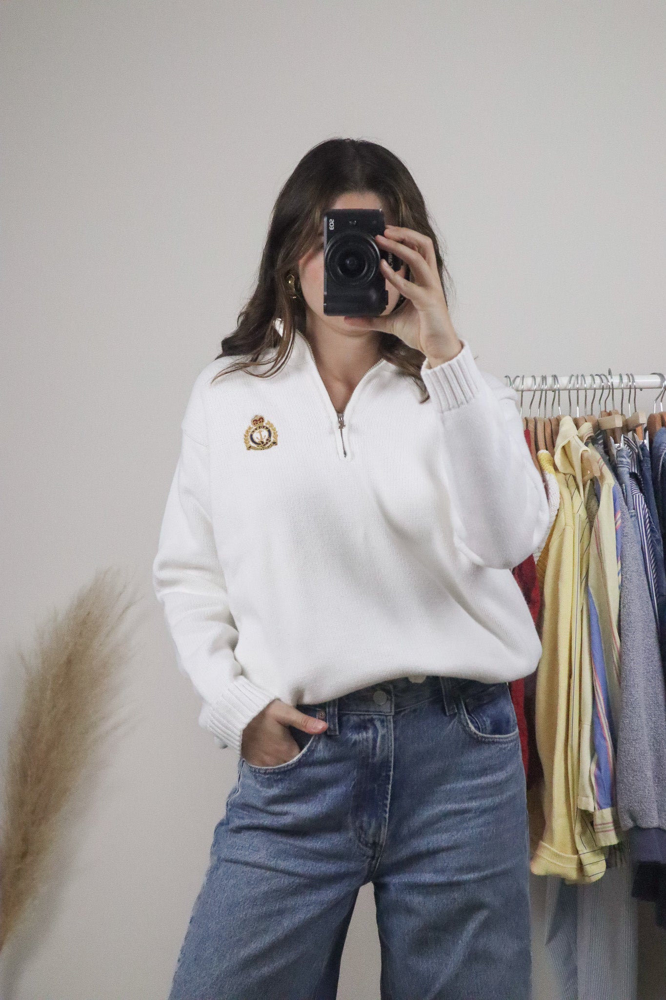 Vintage x Ralph Lauren x Cotton Quater Zip (S)