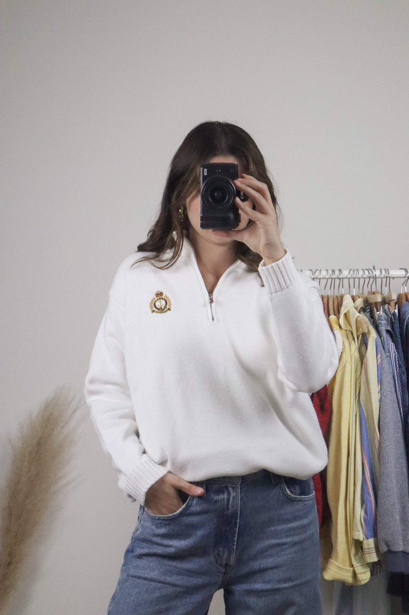 Vintage x Ralph Lauren x Cotton Quater Zip (S)