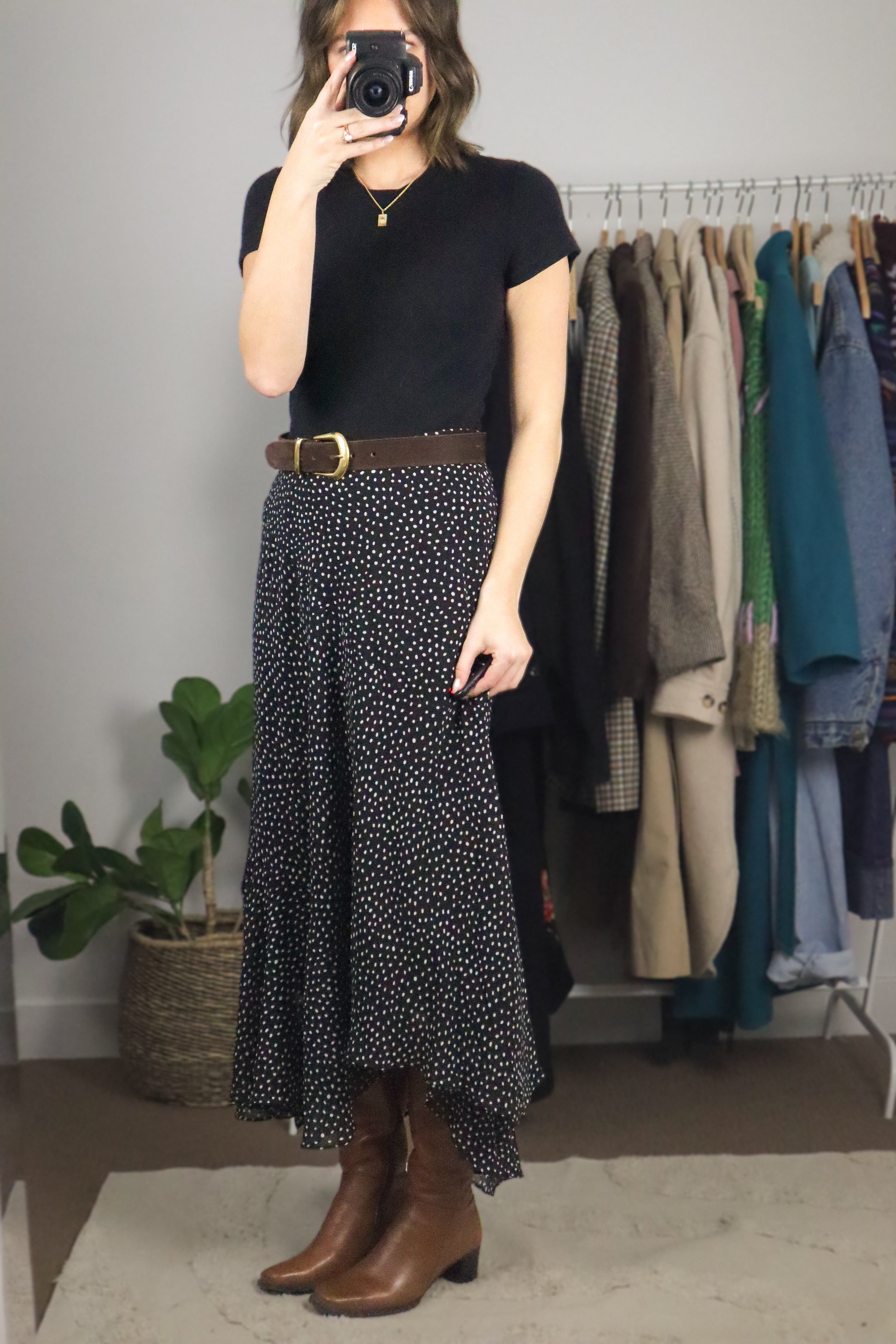 Modern x Polka Dot Tiered Maxi Skirt (8)