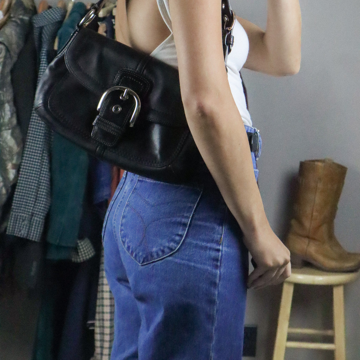 Vintage x Coach Leather Purse