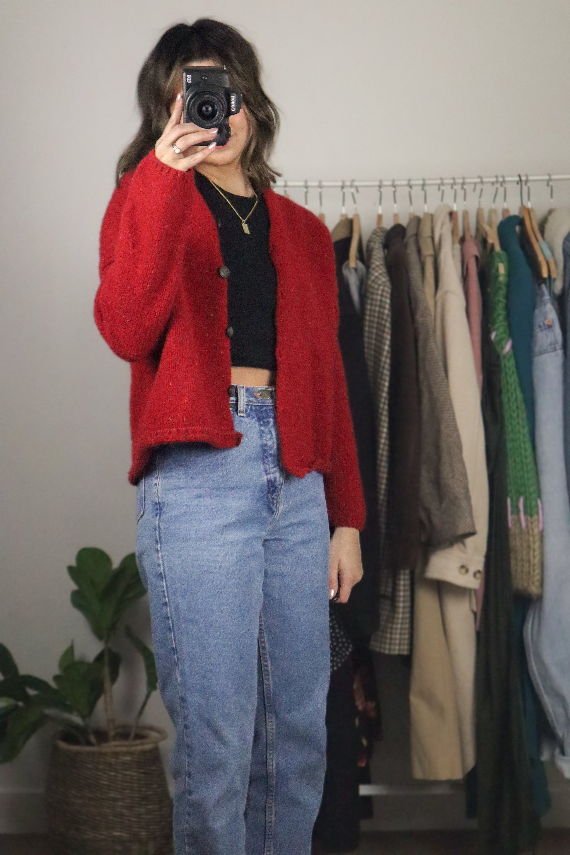 Vintage x Wool Cardigan (S)