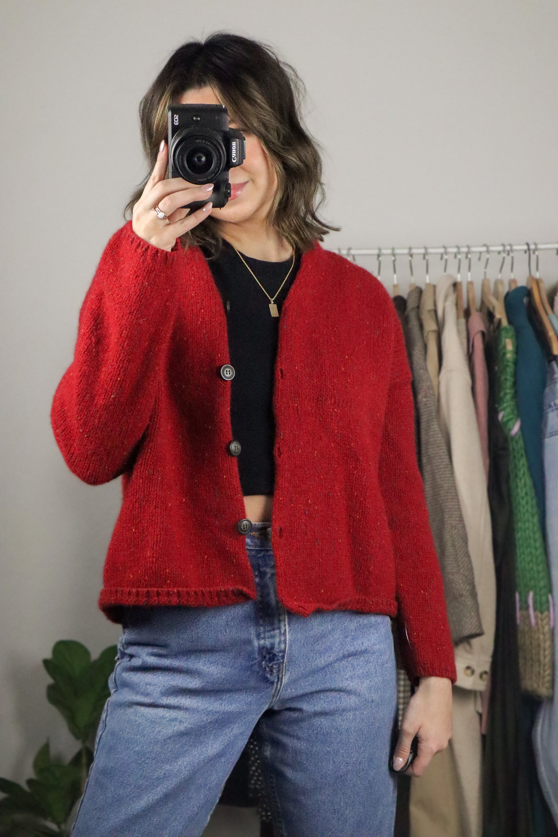 Vintage x Wool Cardigan (S)