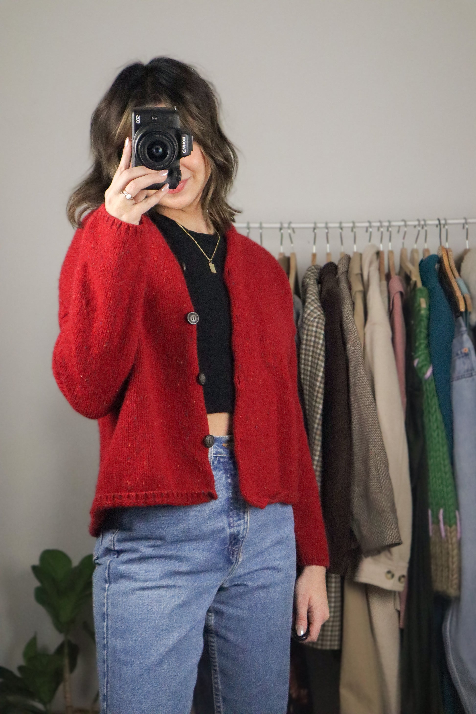 Vintage x Wool Cardigan (S)