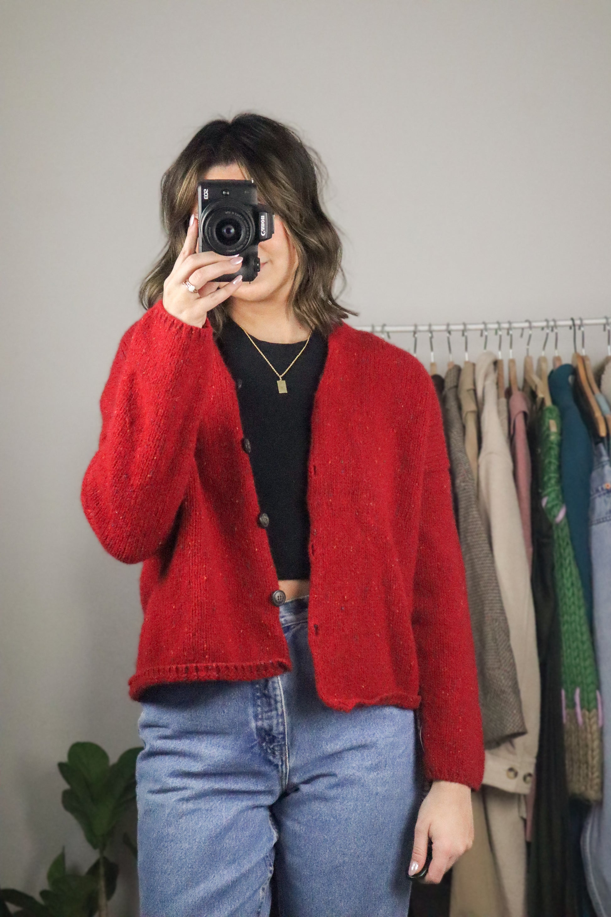 Vintage x Wool Cardigan (S)