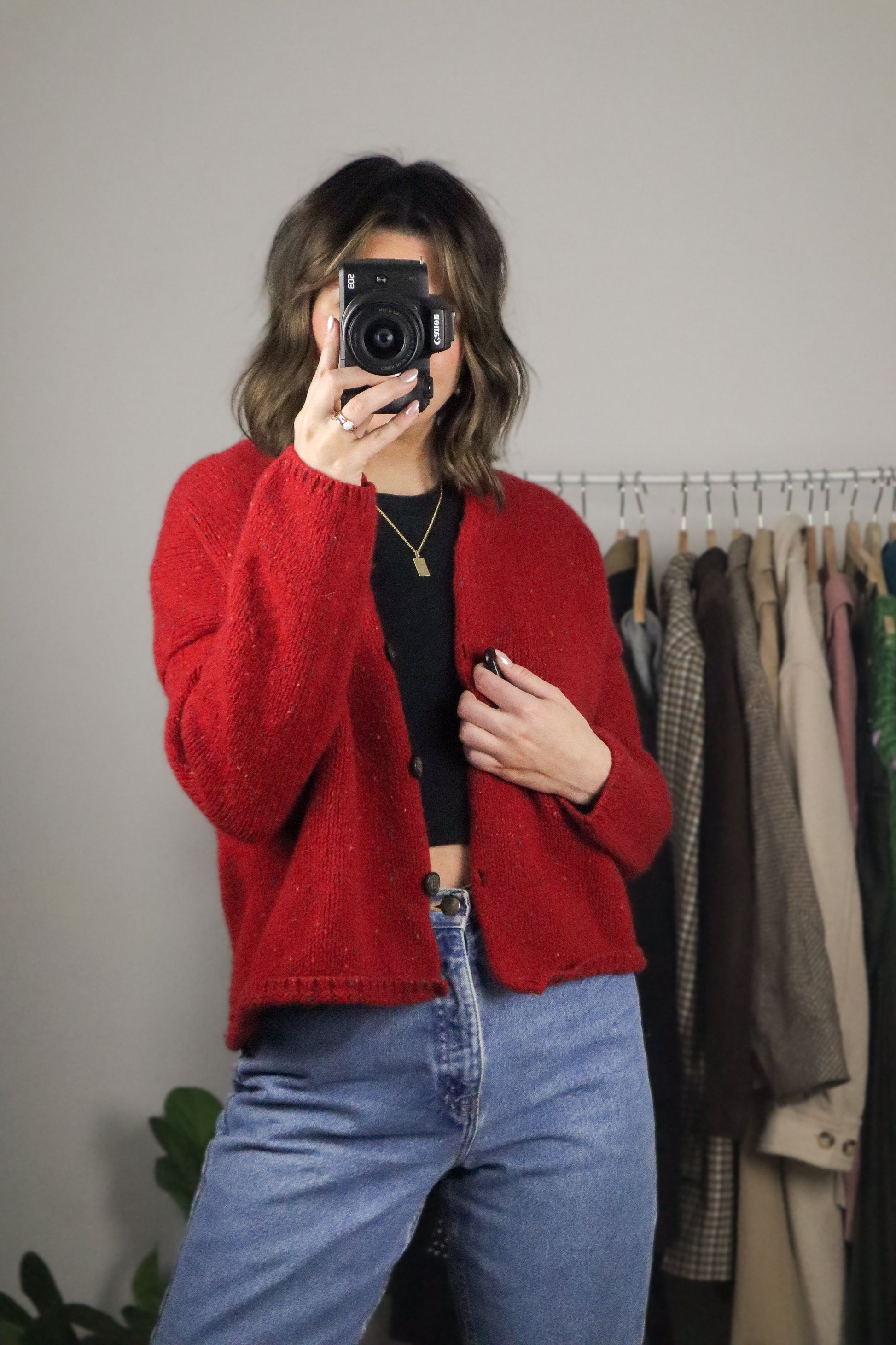 Vintage x Wool Cardigan (S)