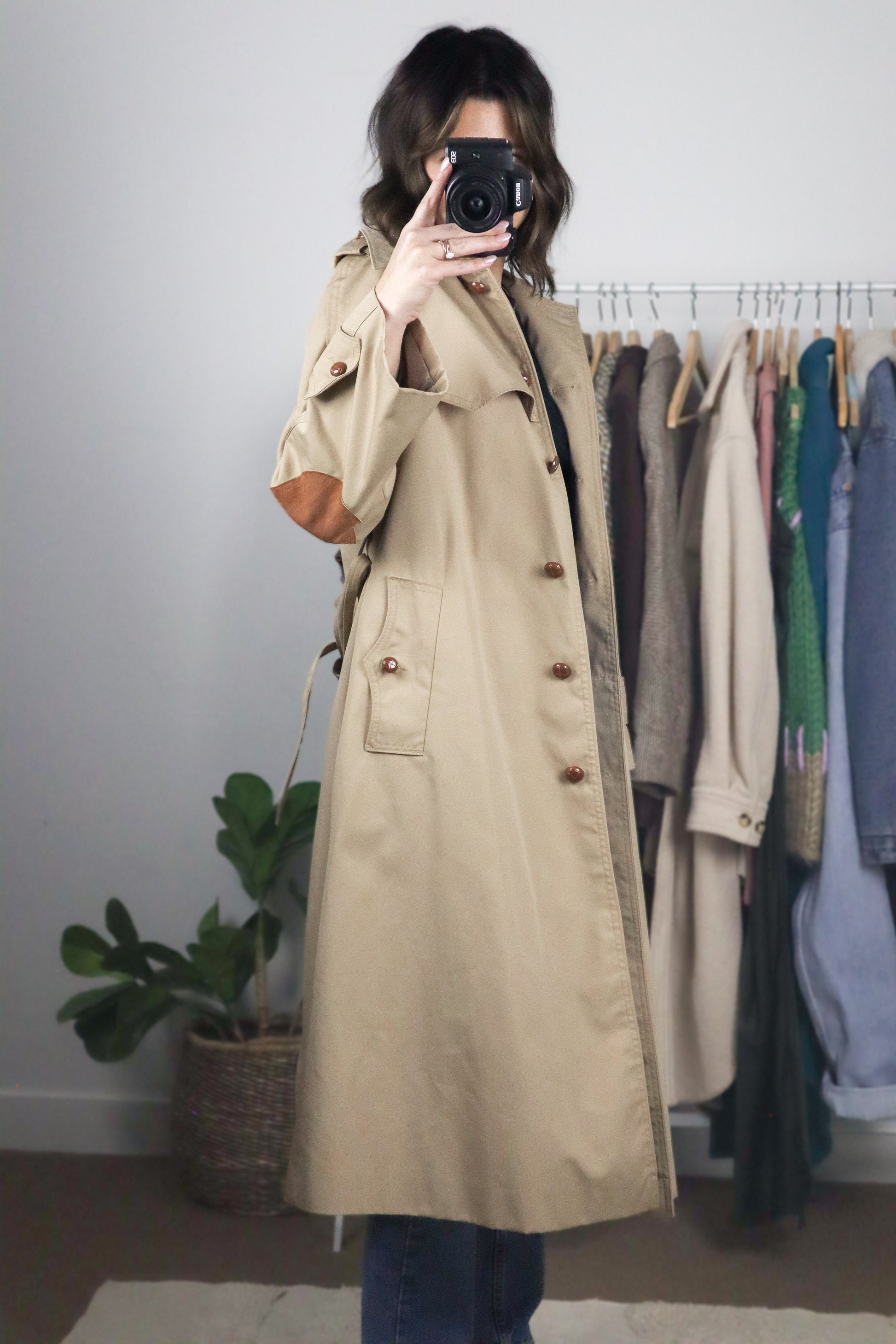 Made in Korea x Vintage 70s x Trench Coat (XS/S)