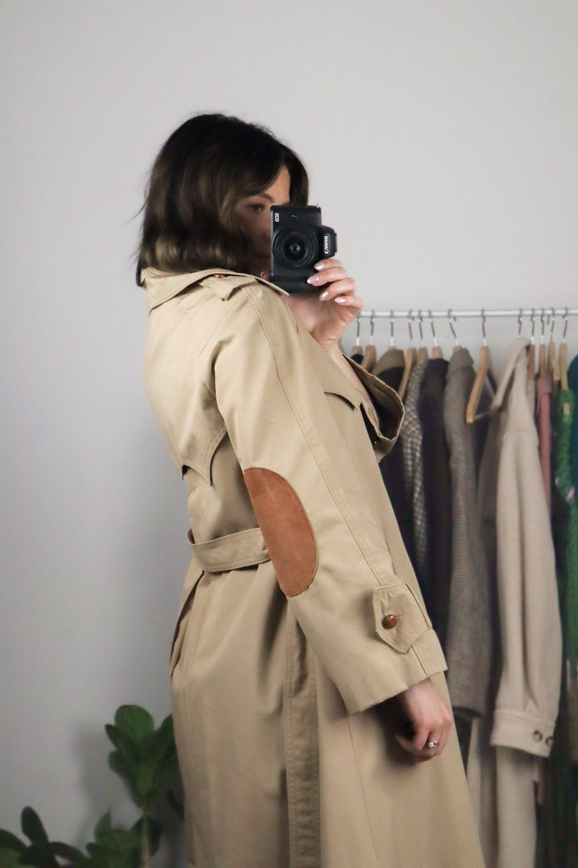 Made in Korea x Vintage 70s x Trench Coat (XS/S)